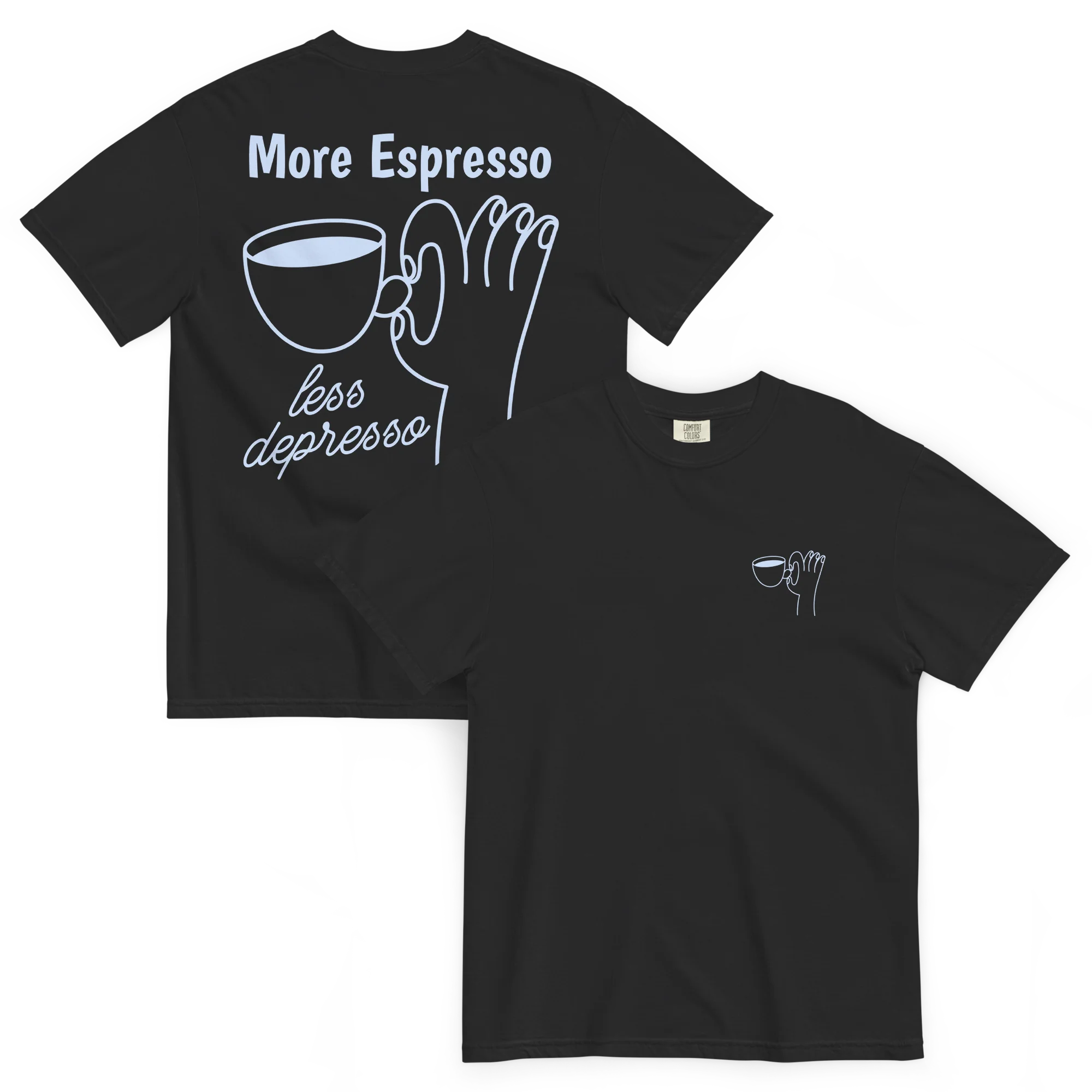 More Espresso Less Depresso Classic T-Shirt - Image 15