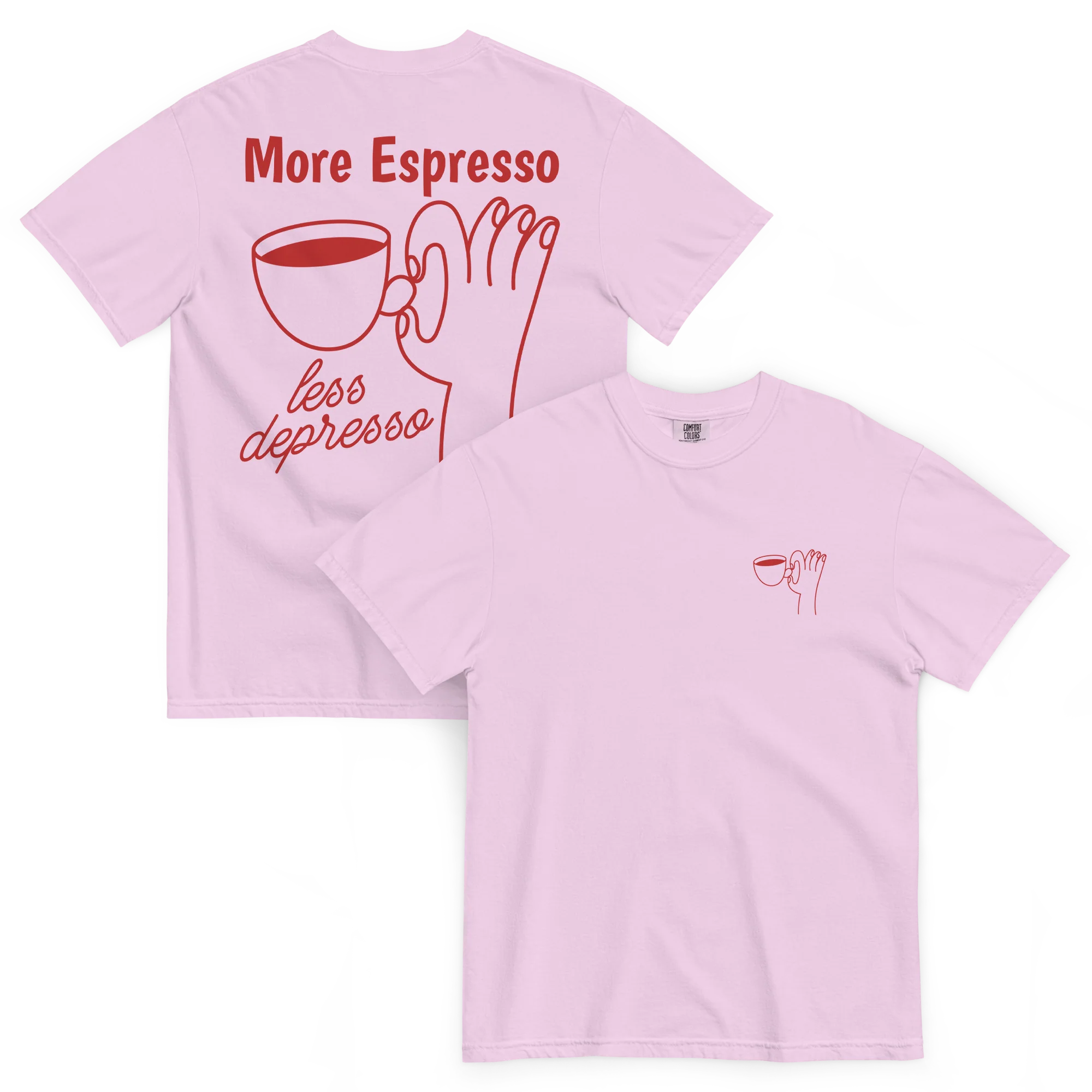 More Espresso Less Depresso Classic T-Shirt - Image 4