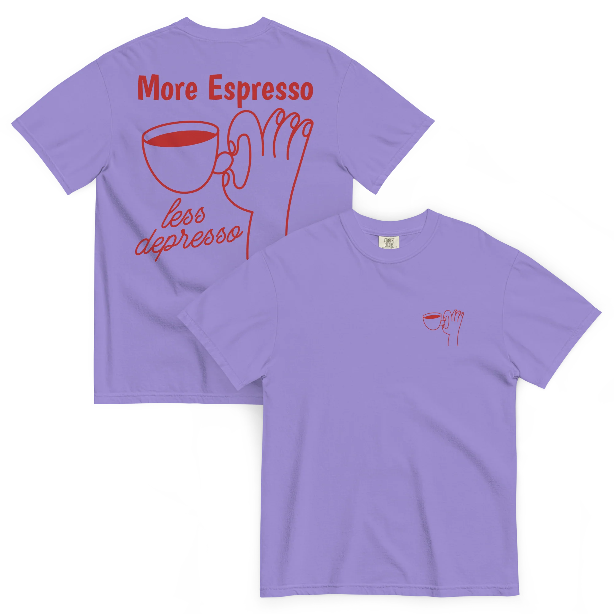 More Espresso Less Depresso Classic T-Shirt - Image 5