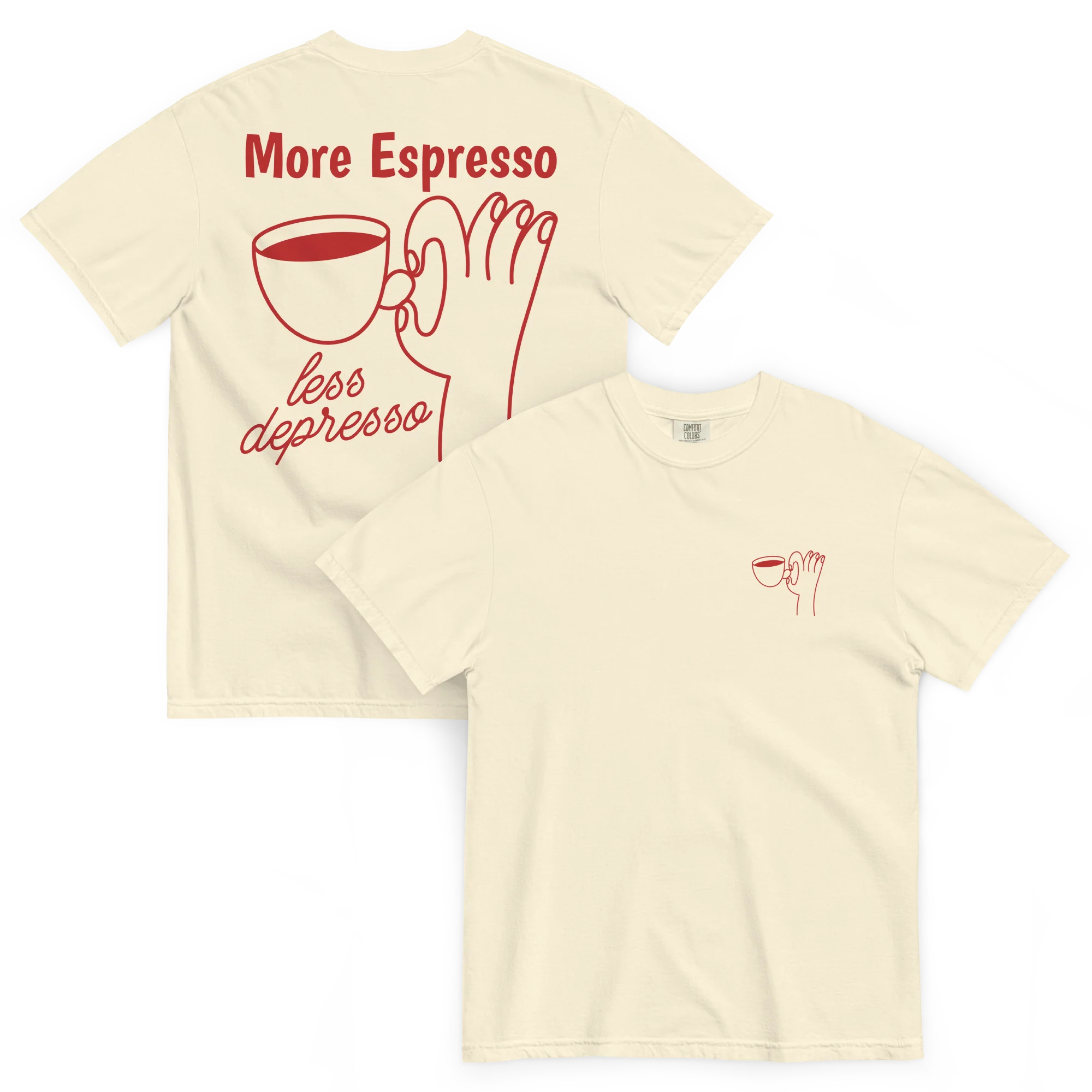 More Espresso Less Depresso Classic T-Shirt - Image 6