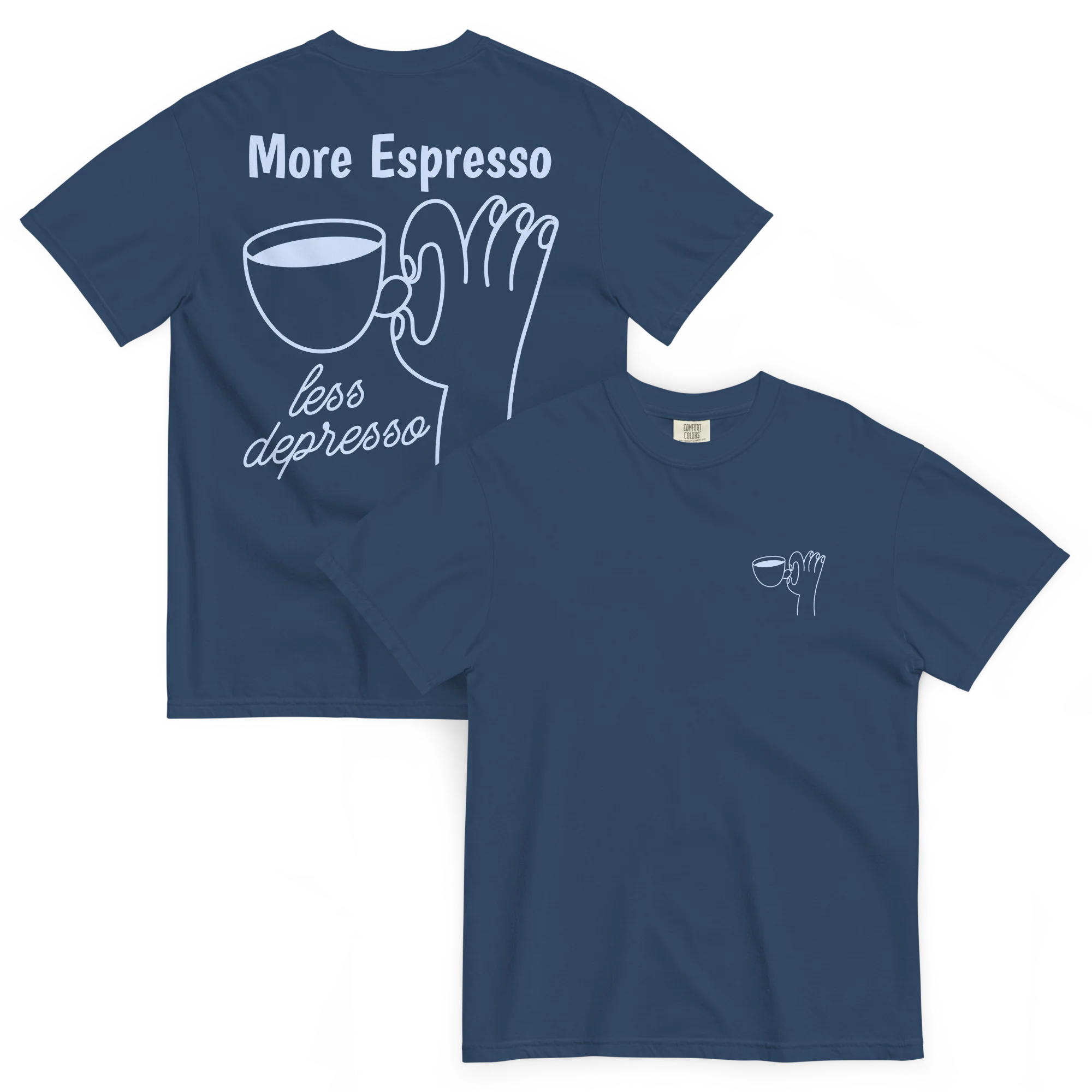 More Espresso Less Depresso Classic T-Shirt - Image 8