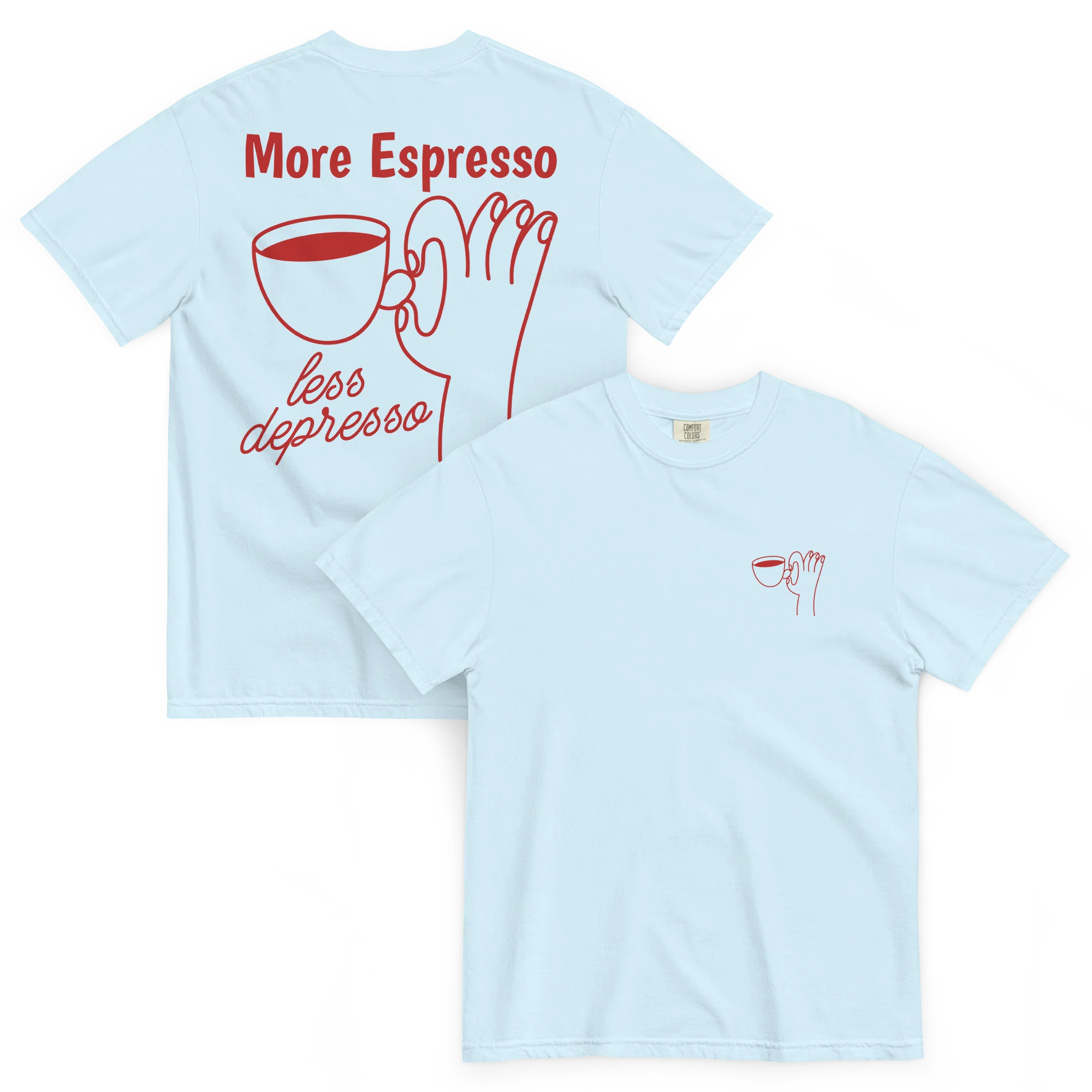 More Espresso Less Depresso Classic T-Shirt - Image 9