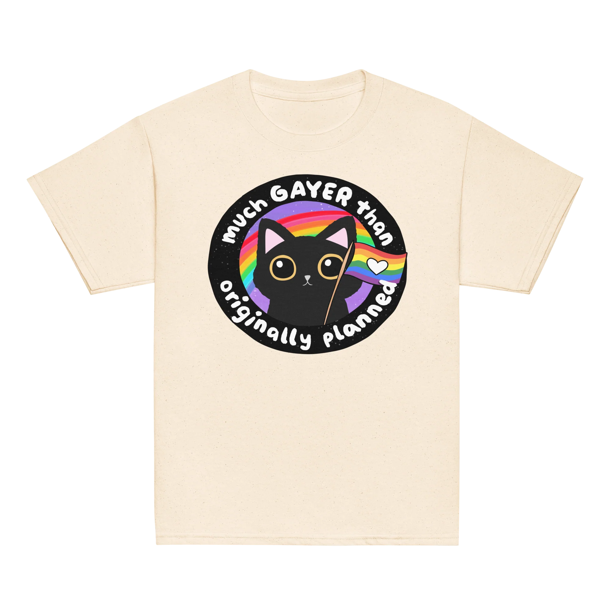 Much Gayer Than Planned Pride Baby Tee - Image 5
