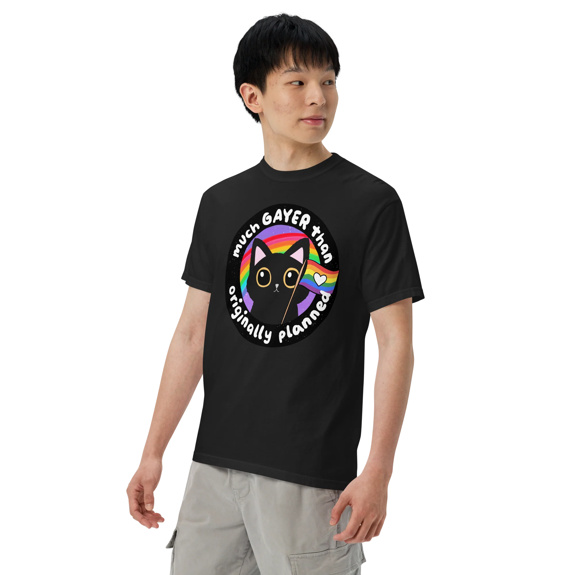 Much Gayer Than Planned Pride Classic T-Shirt - Image 7