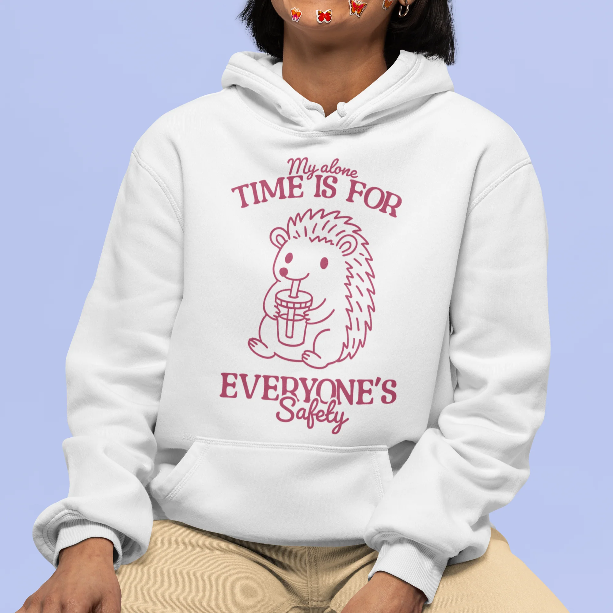 My Alone Time Everyone's Safety Hoodie - Image 2