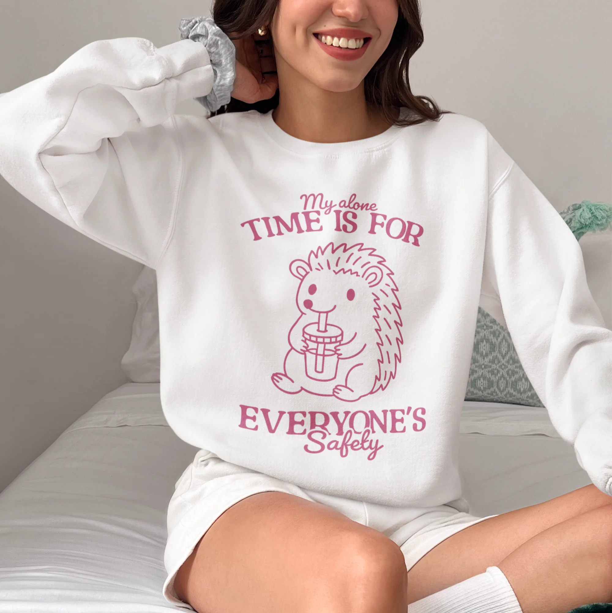 My Alone Time Everyone's Safety Sweatshirt - Image 2