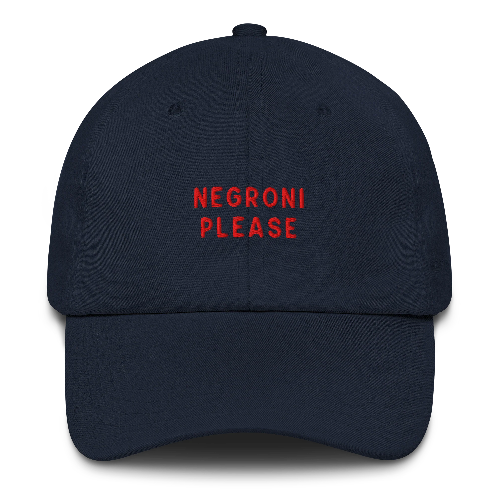 Negroni Please Cocktail Embroidered Cap