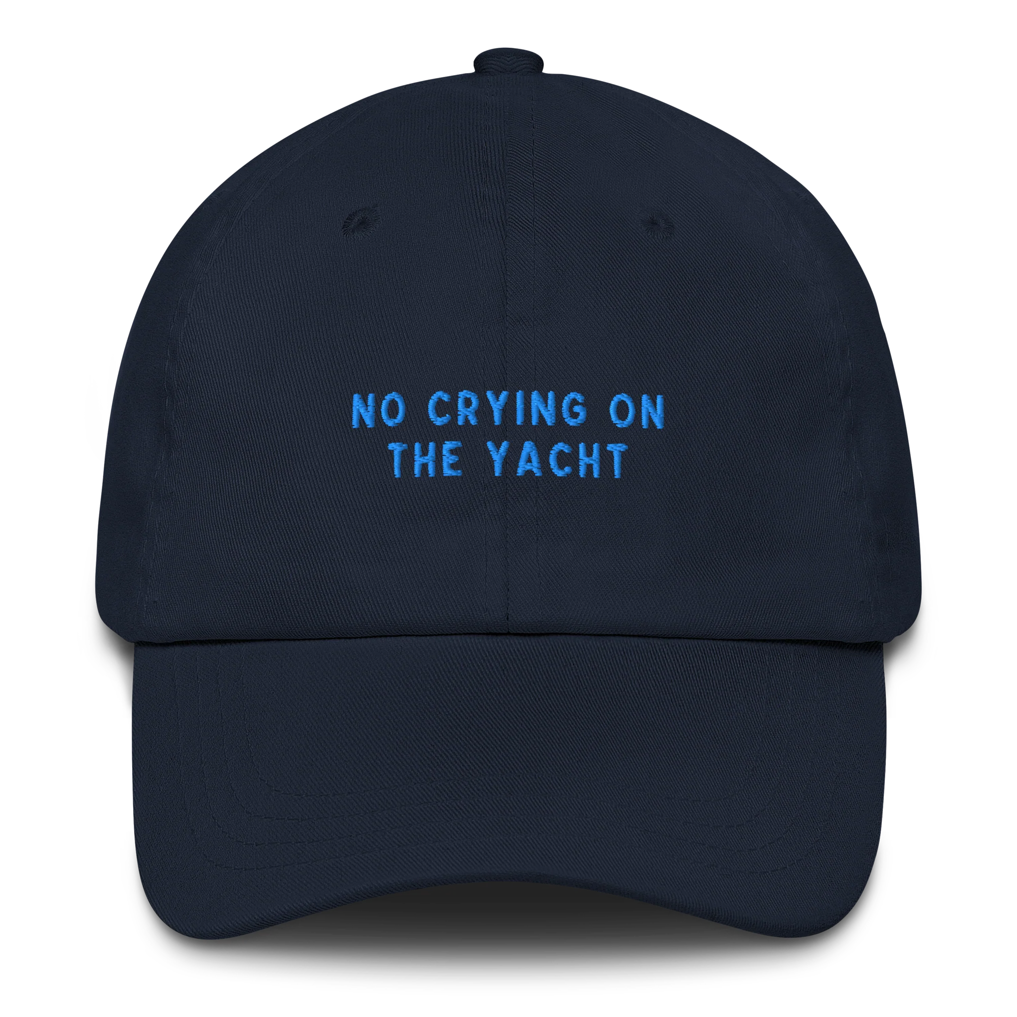 No Crying on the Yacht Embroidered Cap - Image 11