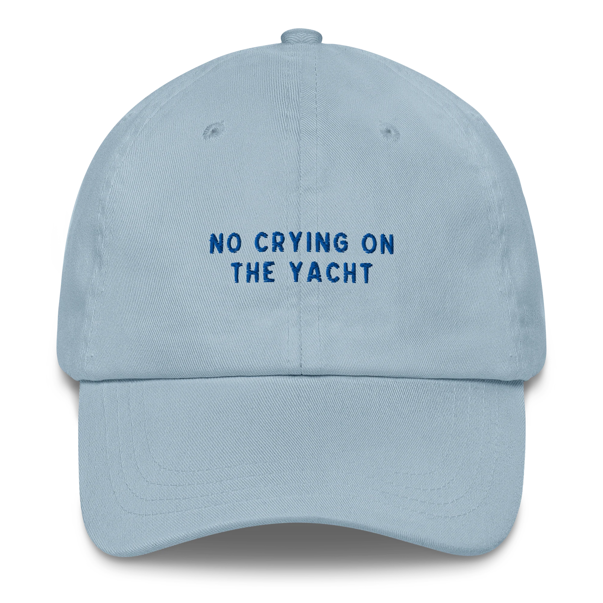 No Crying on the Yacht Embroidered Cap - Image 4