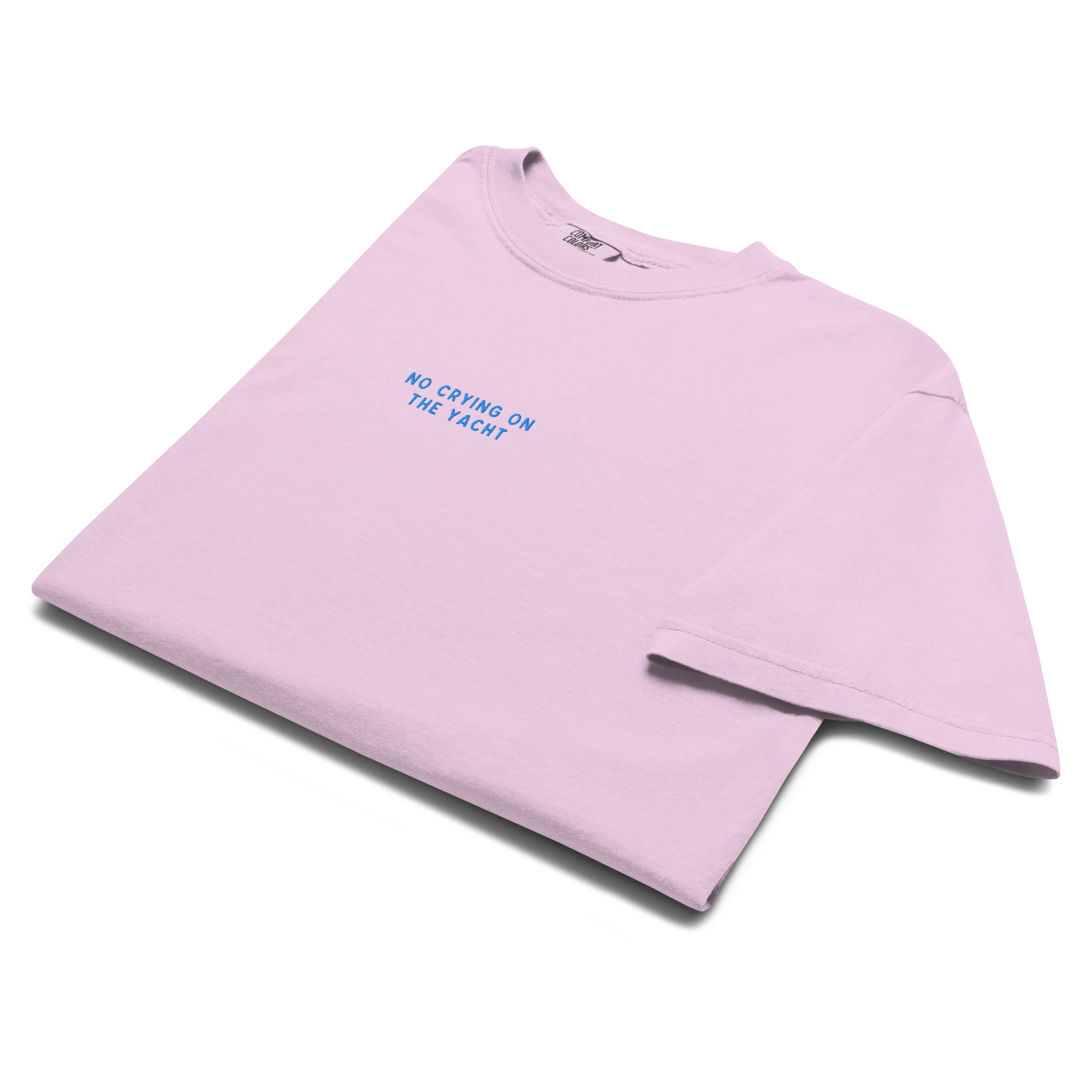 No Crying on the Yacht Embroidered Classic T-Shirt - Image 8