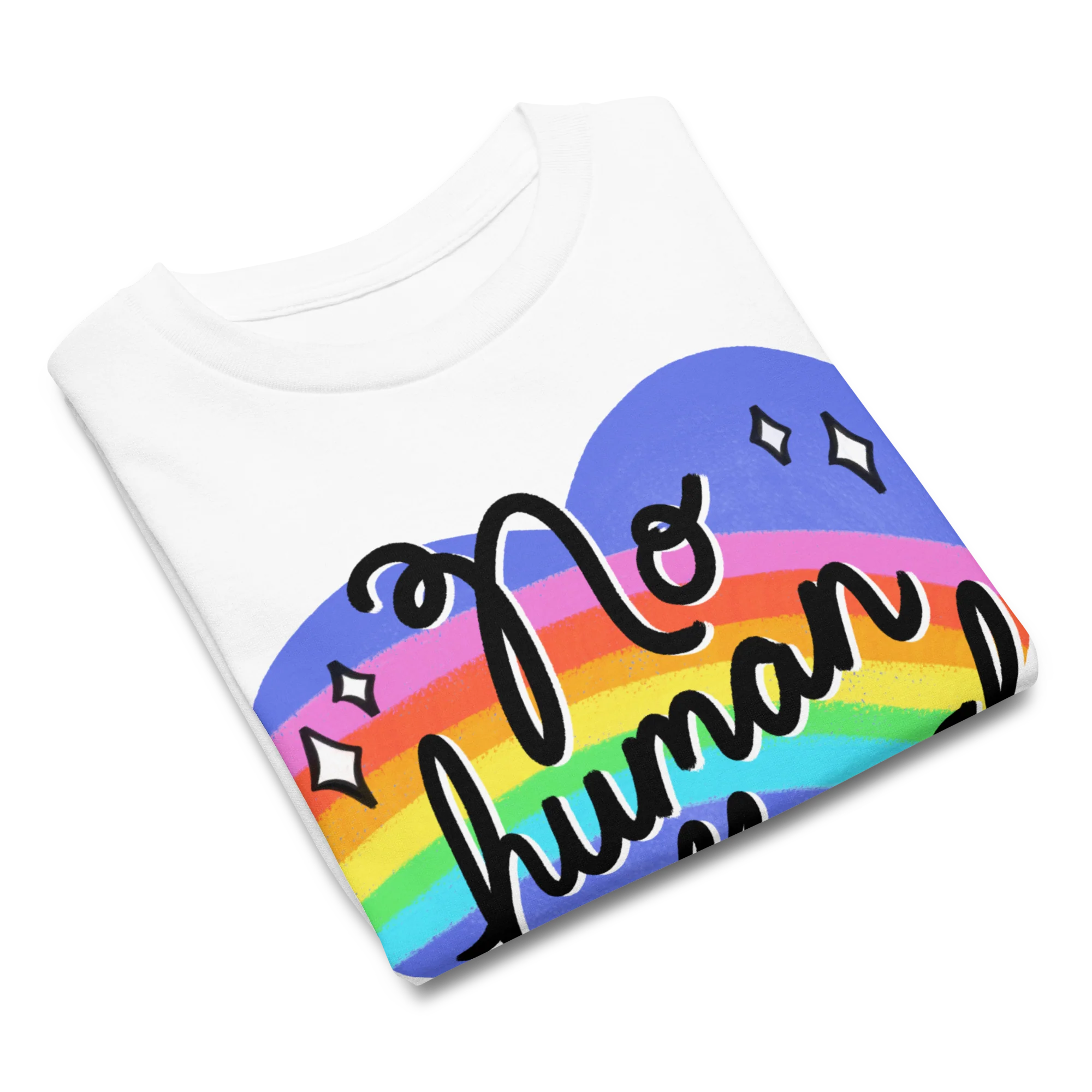 No Human is Illegal Baby Tee - Image 4