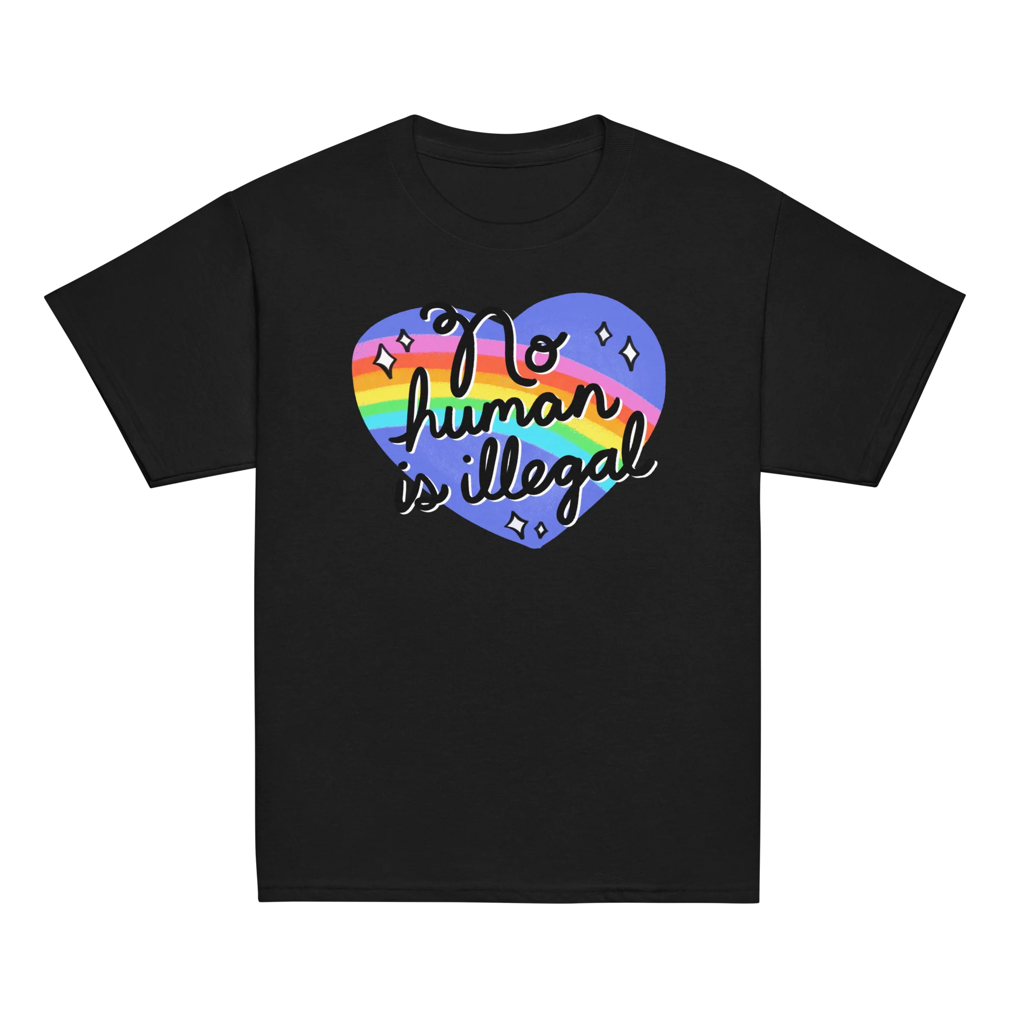 No Human is Illegal Baby Tee - Image 8