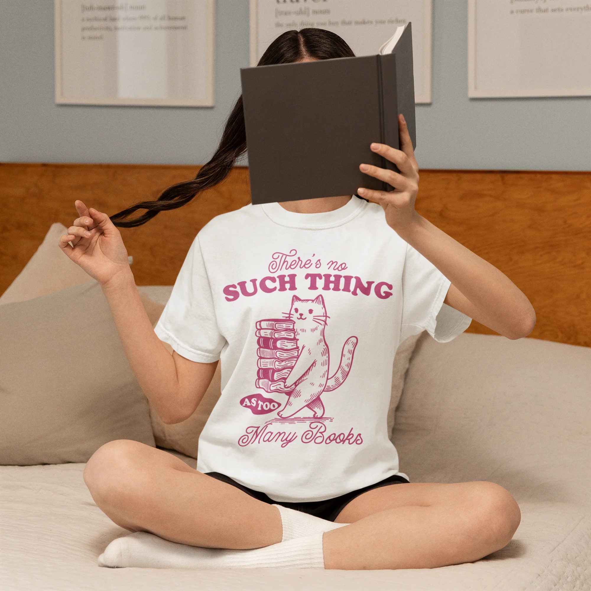 No Such Thing Too Many Books Classic T-Shirt - Image 2