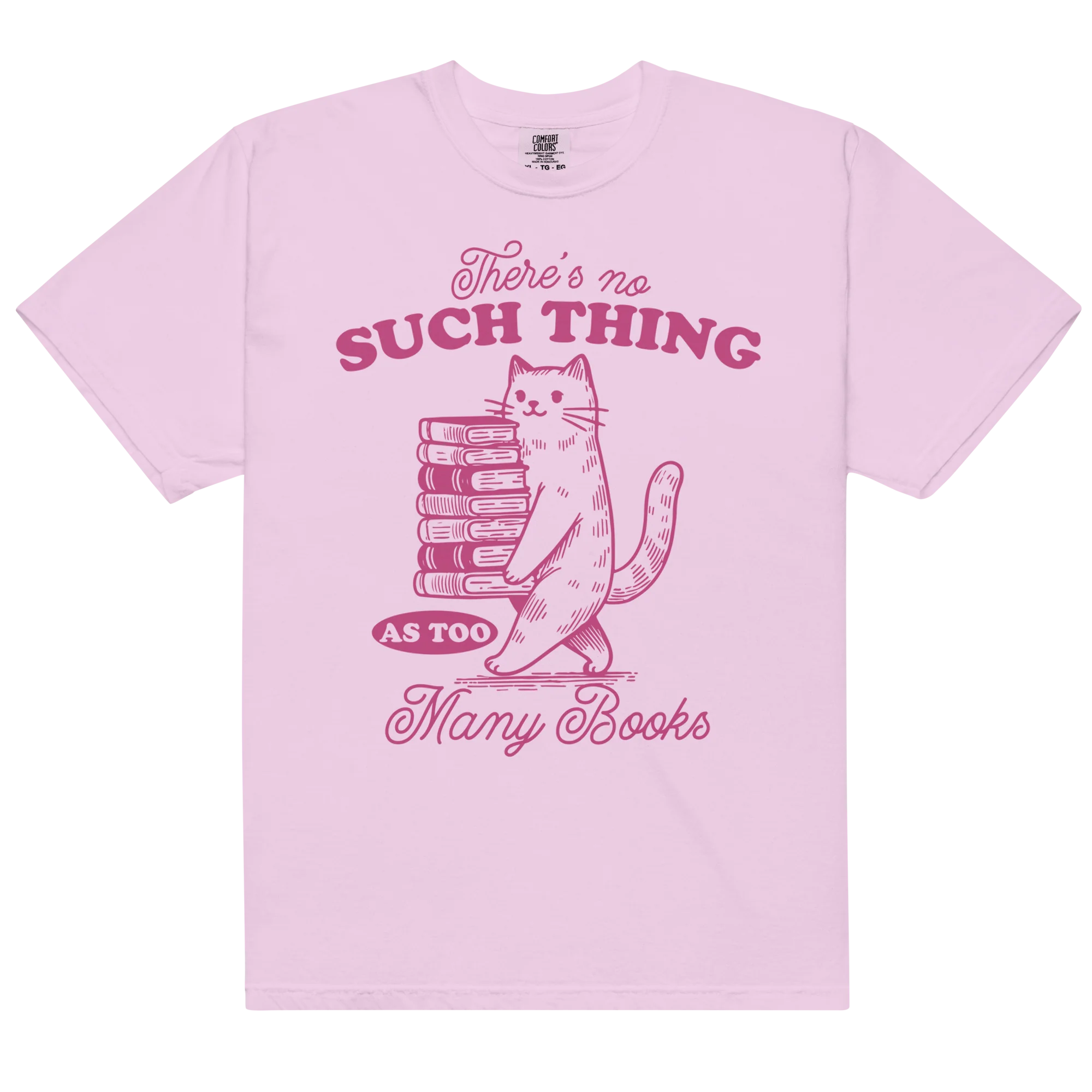 No Such Thing Too Many Books Classic T-Shirt - Image 4
