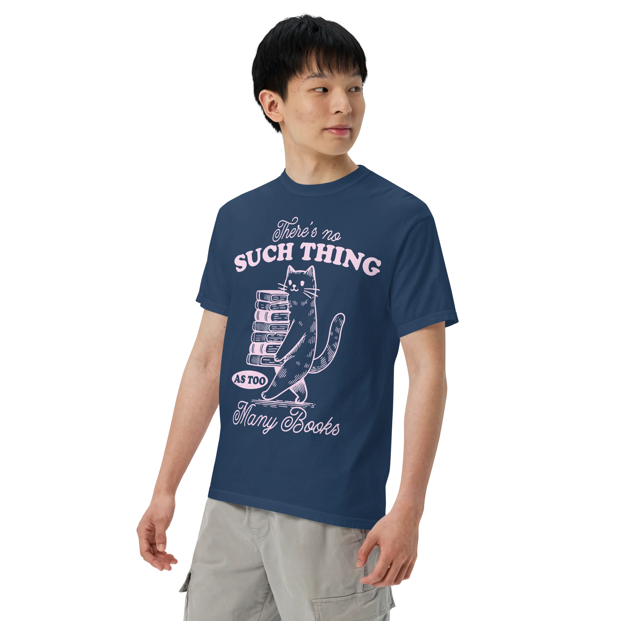 No Such Thing Too Many Books Classic T-Shirt - Image 7