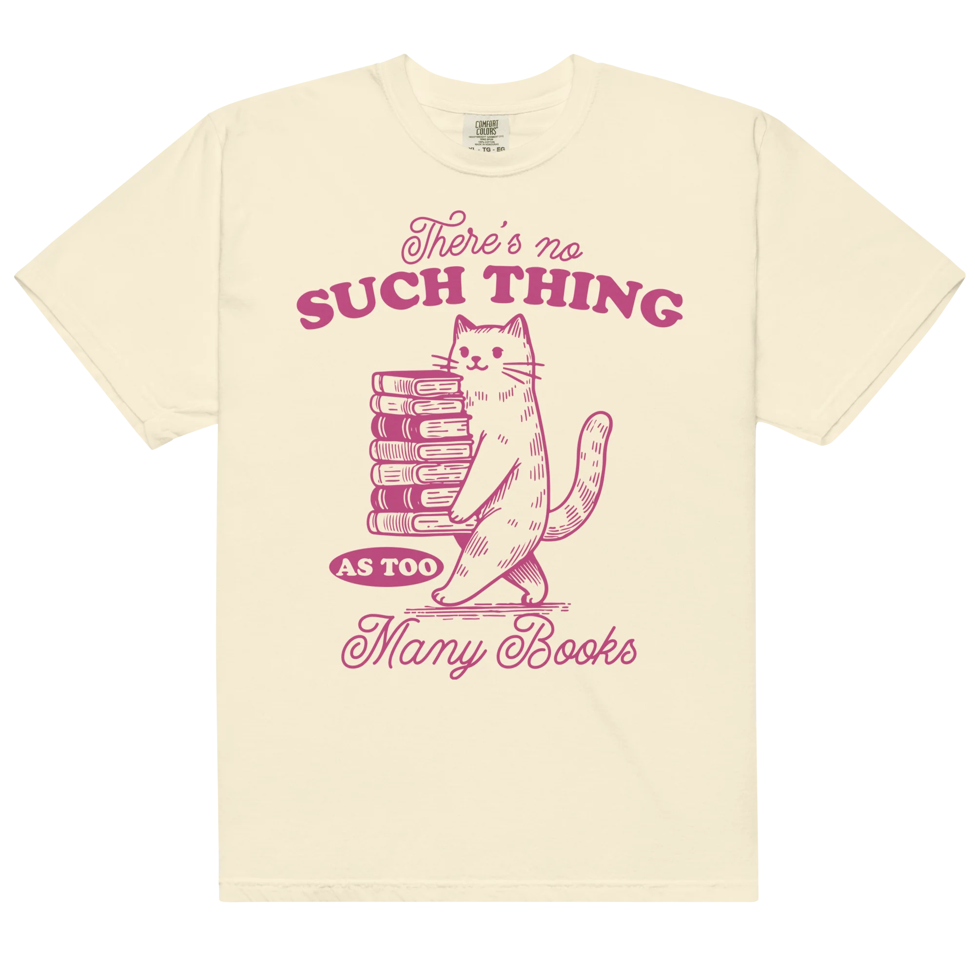No Such Thing Too Many Books Classic T-Shirt - Image 8