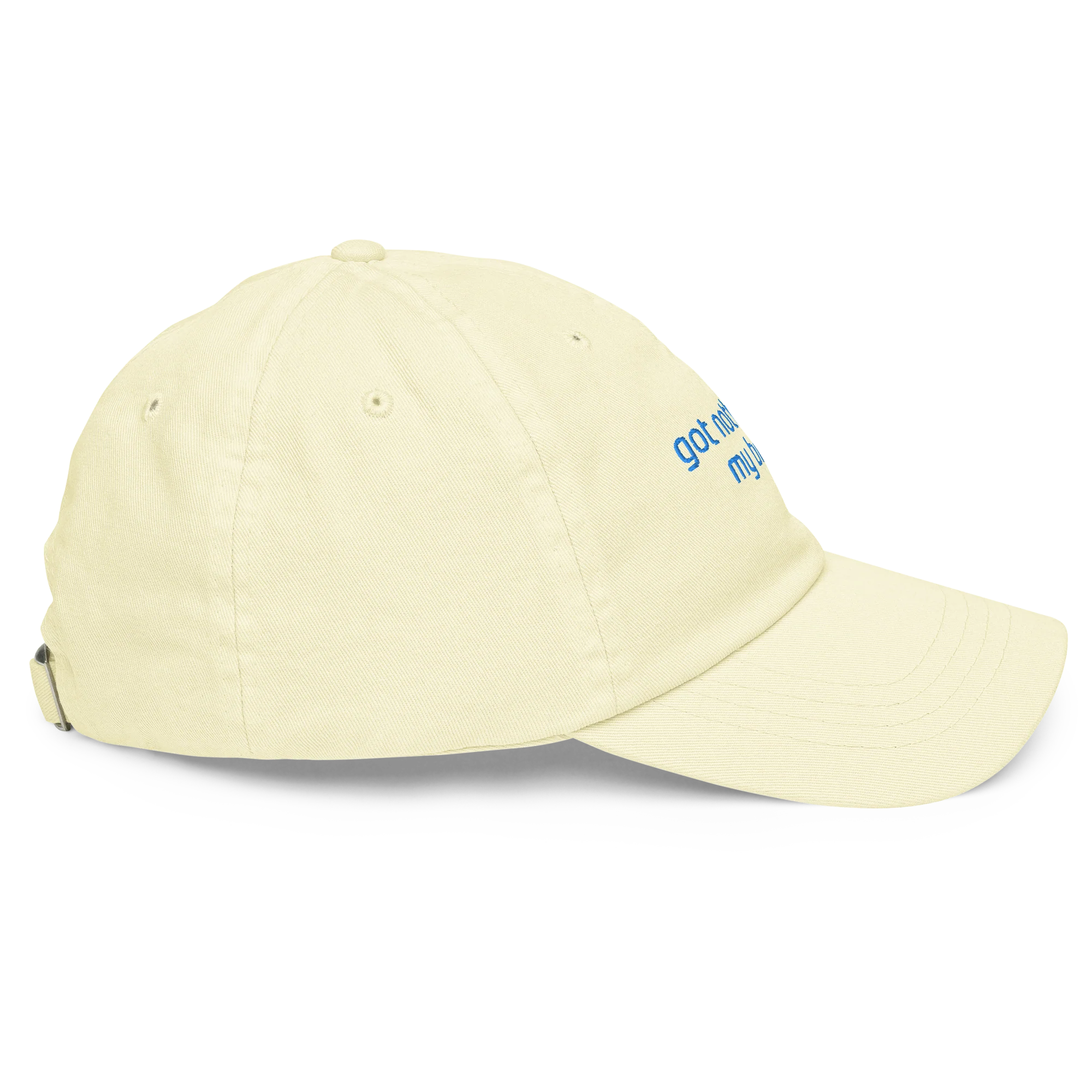 Got Nothing In My Brain Embroidered Pastel Baseball Cap - Image 10