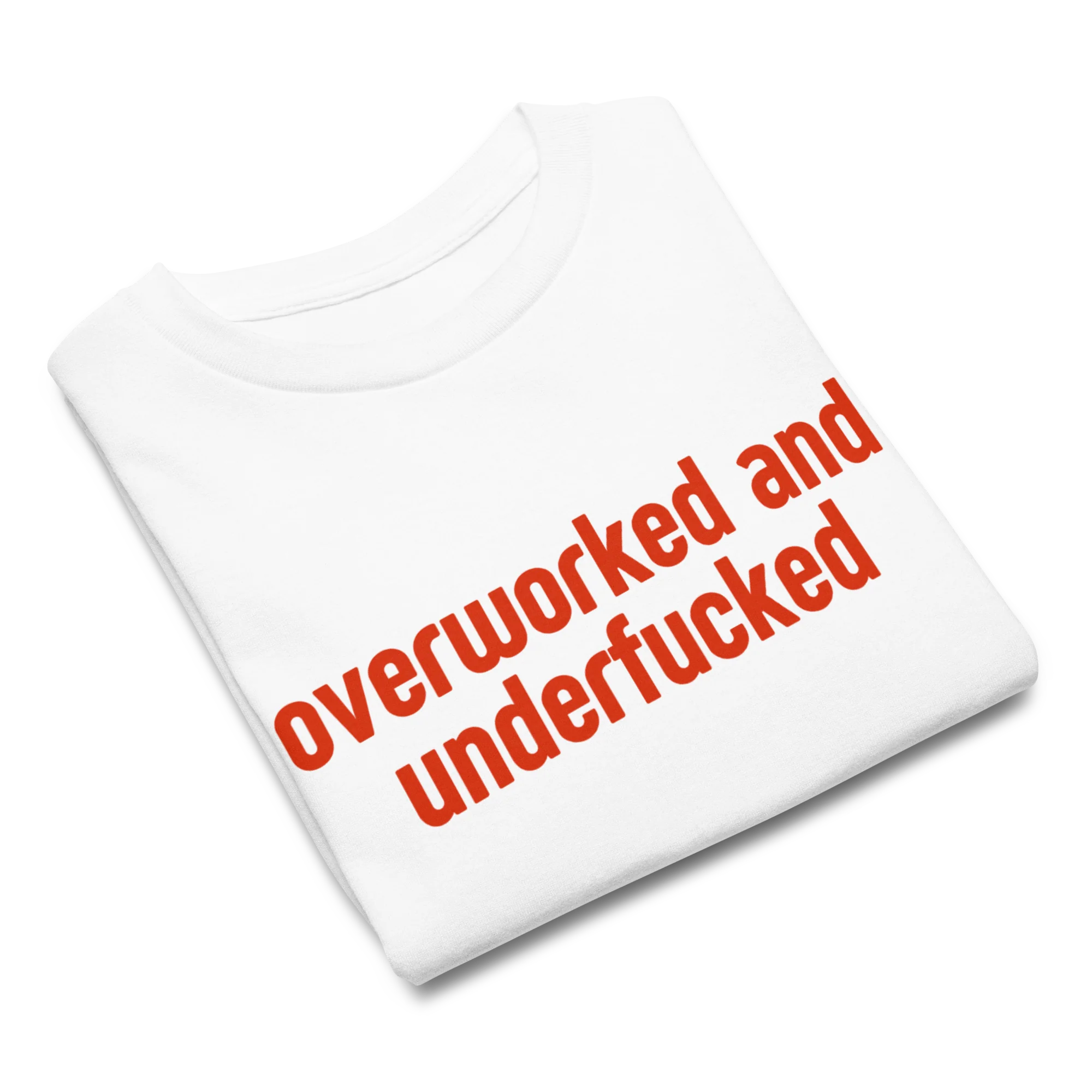 Overworked and Underfucked Baby Tee - Image 3