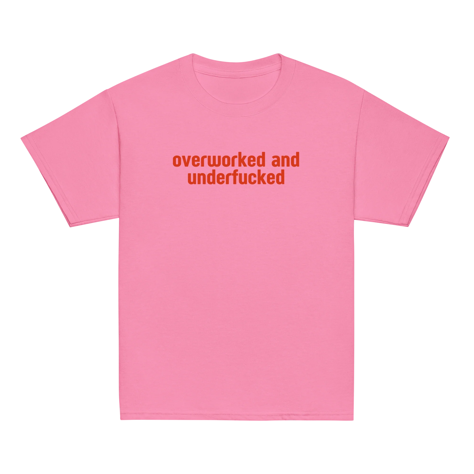 Overworked and Underfucked Baby Tee - Image 5