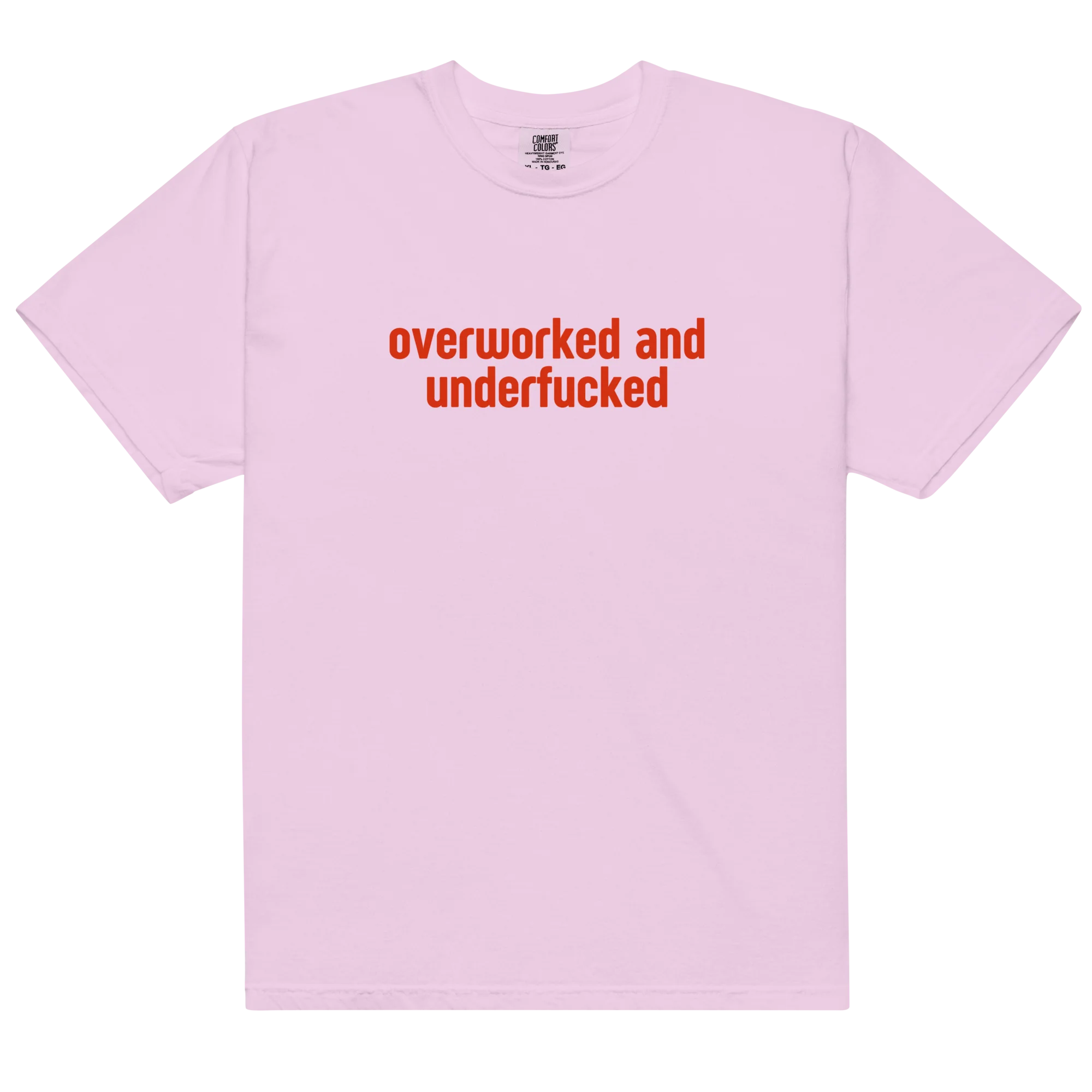 Overworked and Underfucked Classic T-Shirt - Image 4