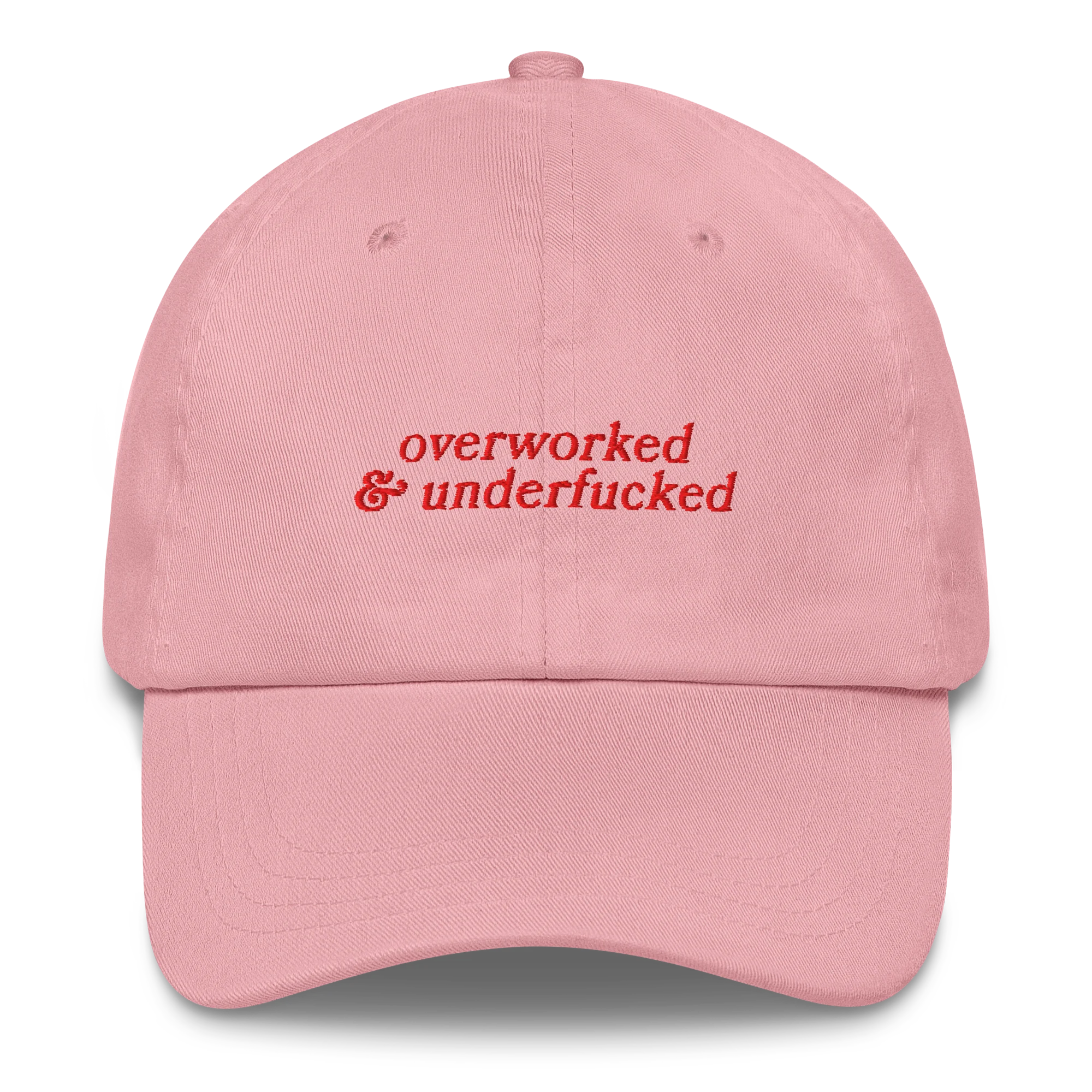 Overworked & Underfucked Embroidered Cap