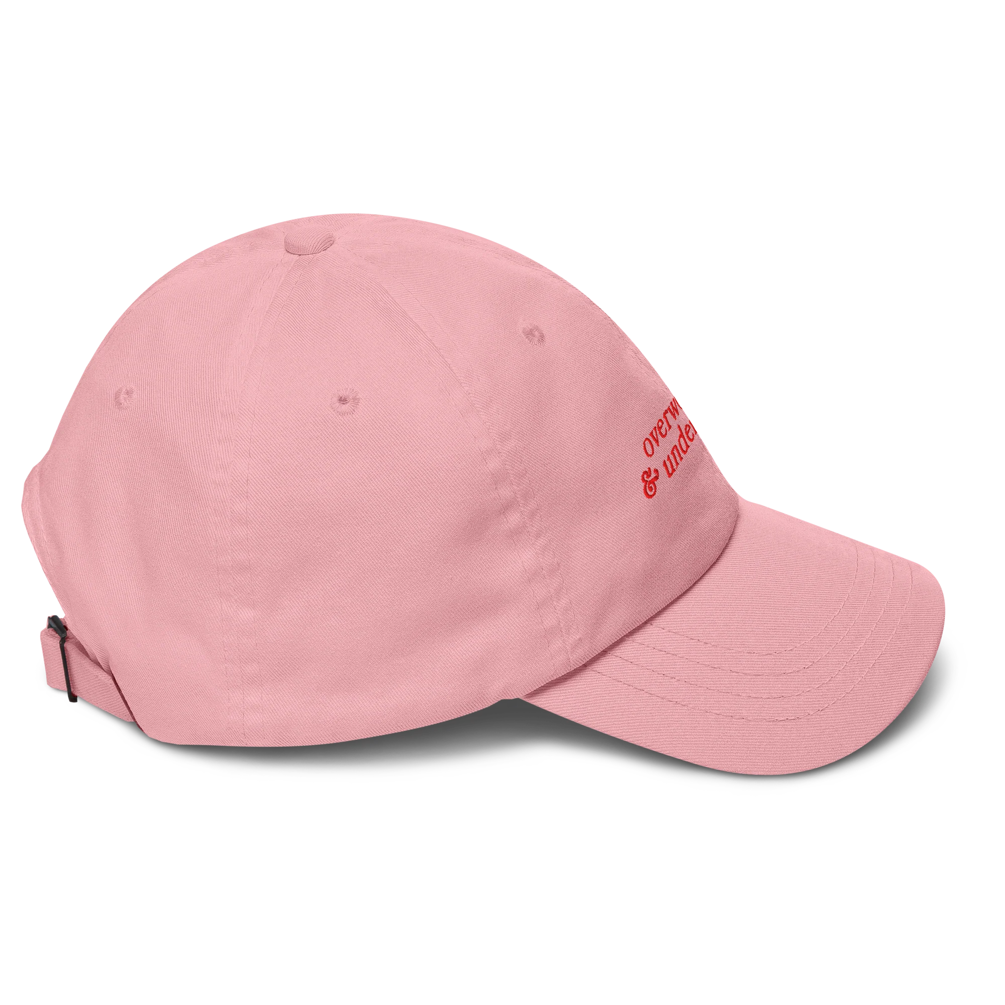 Overworked & Underfucked Embroidered Cap - Image 3