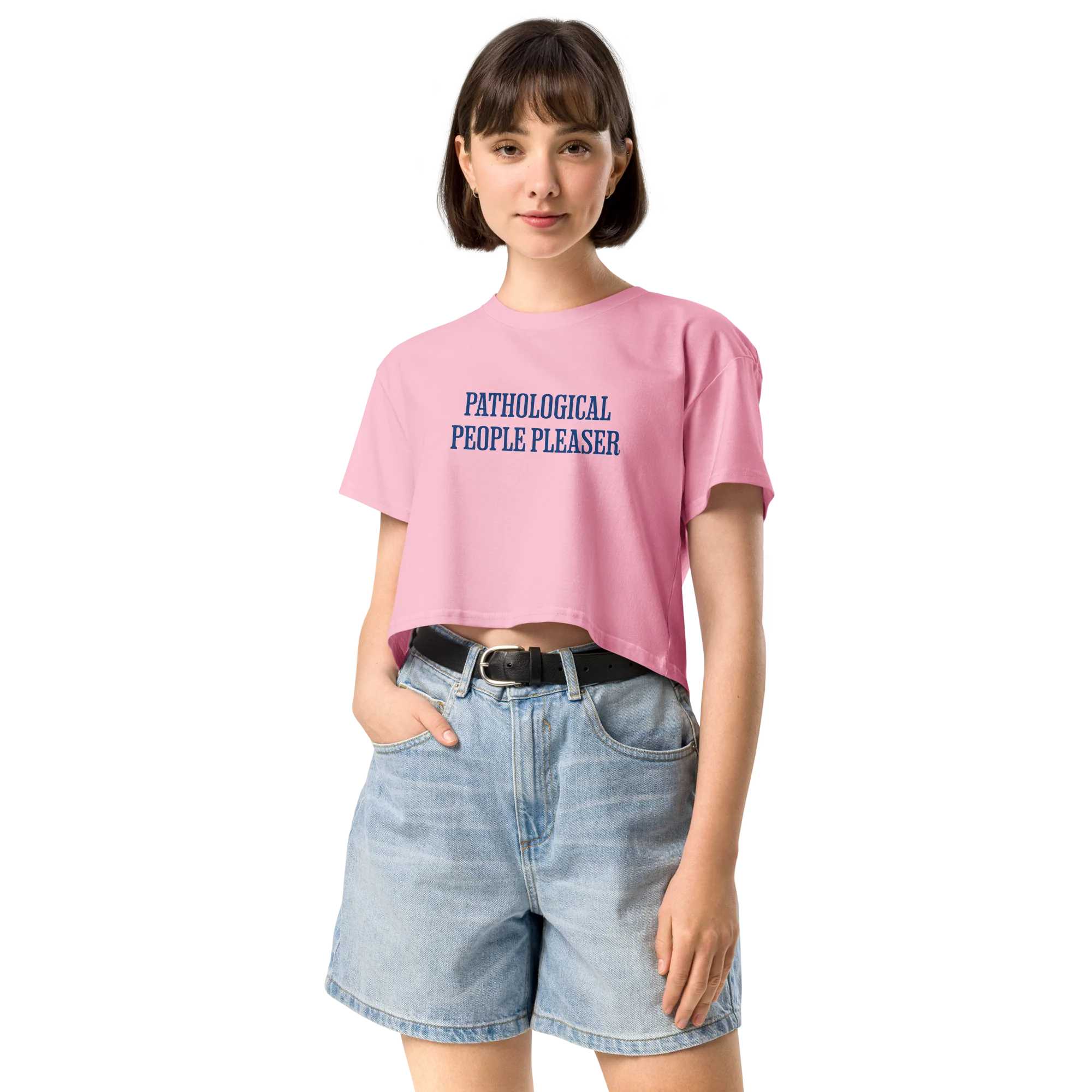 Pathological People Pleaser Crop Tee - Image 2