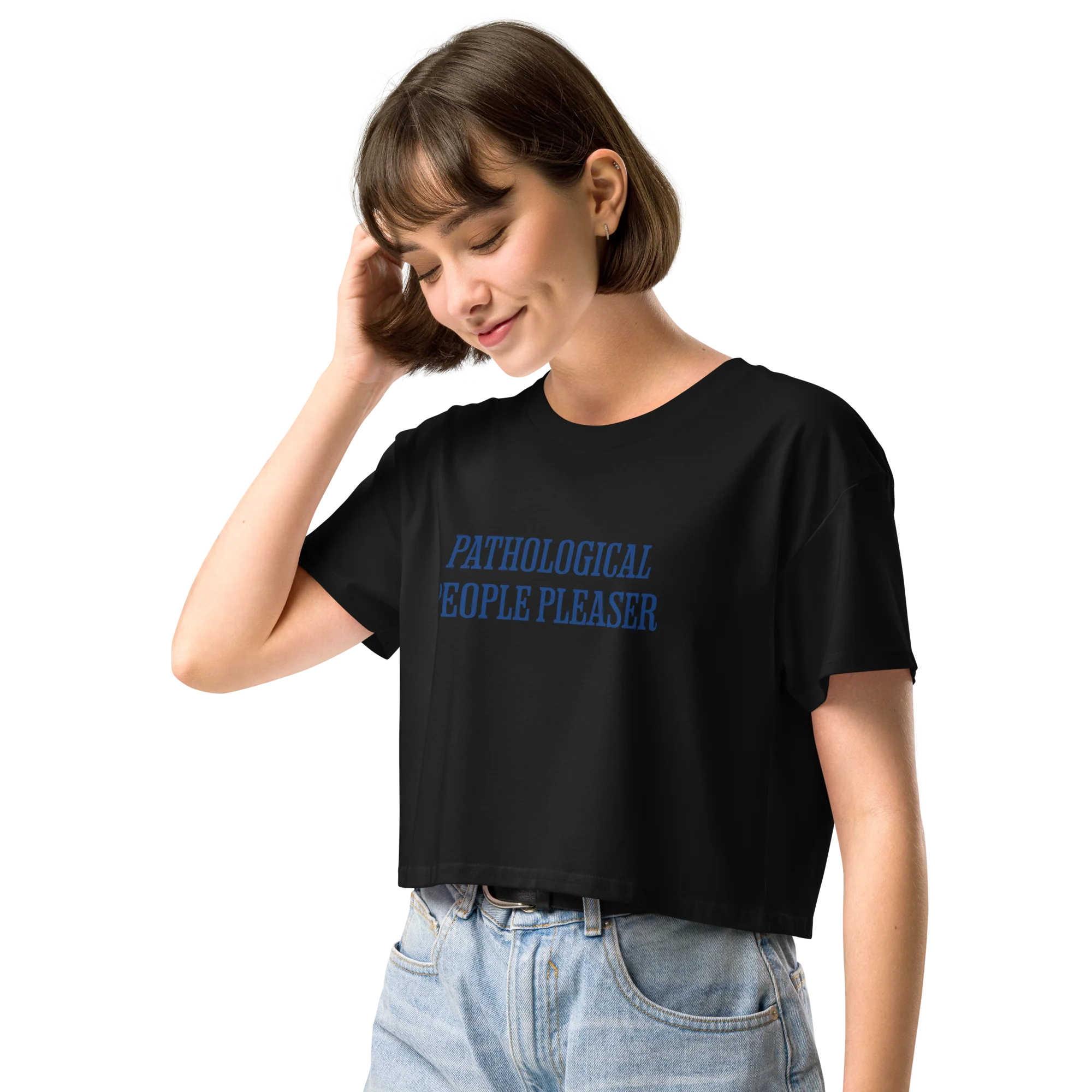 Pathological People Pleaser Crop Tee - Image 6