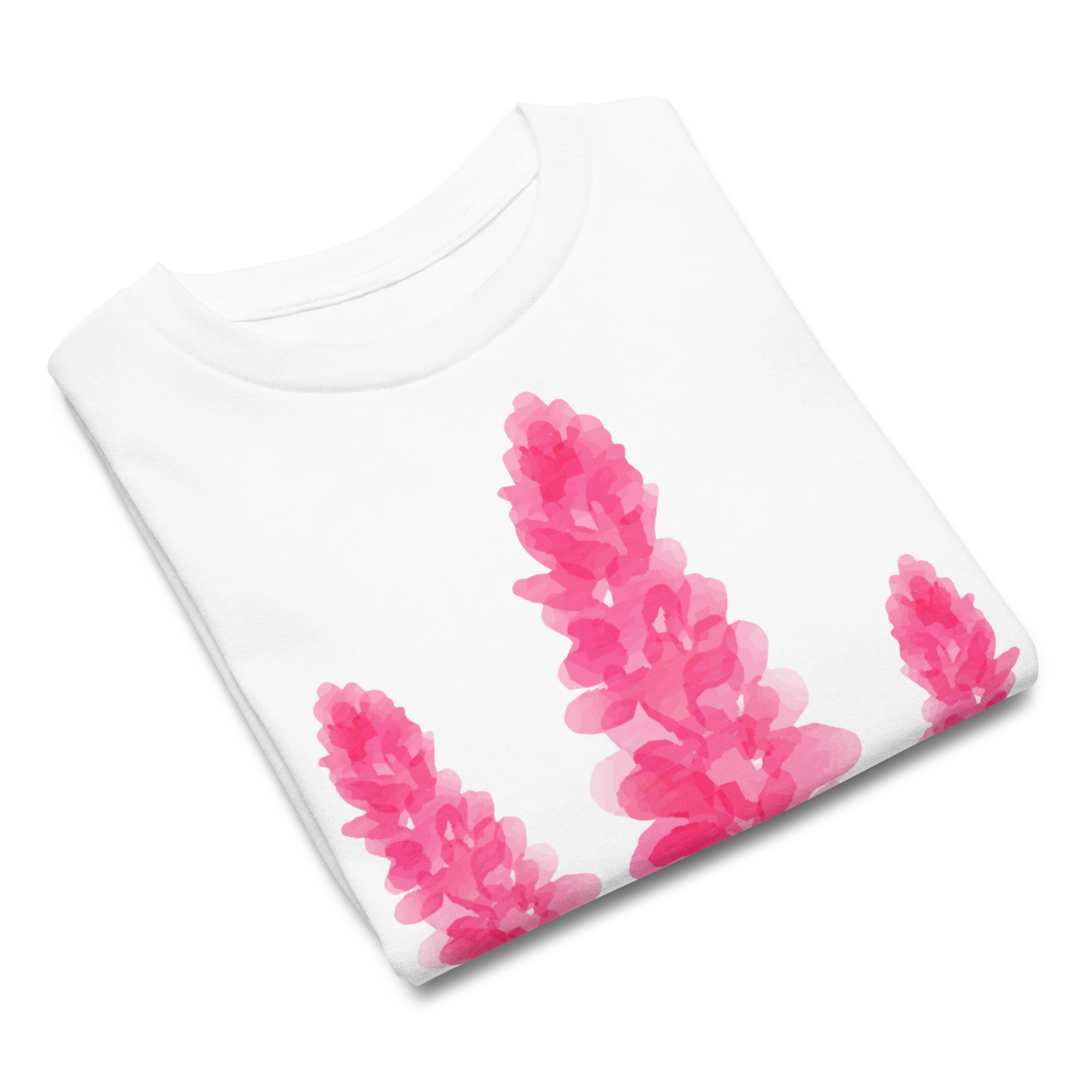 Pink Snapdragon Flower Baby Tee - Image 4