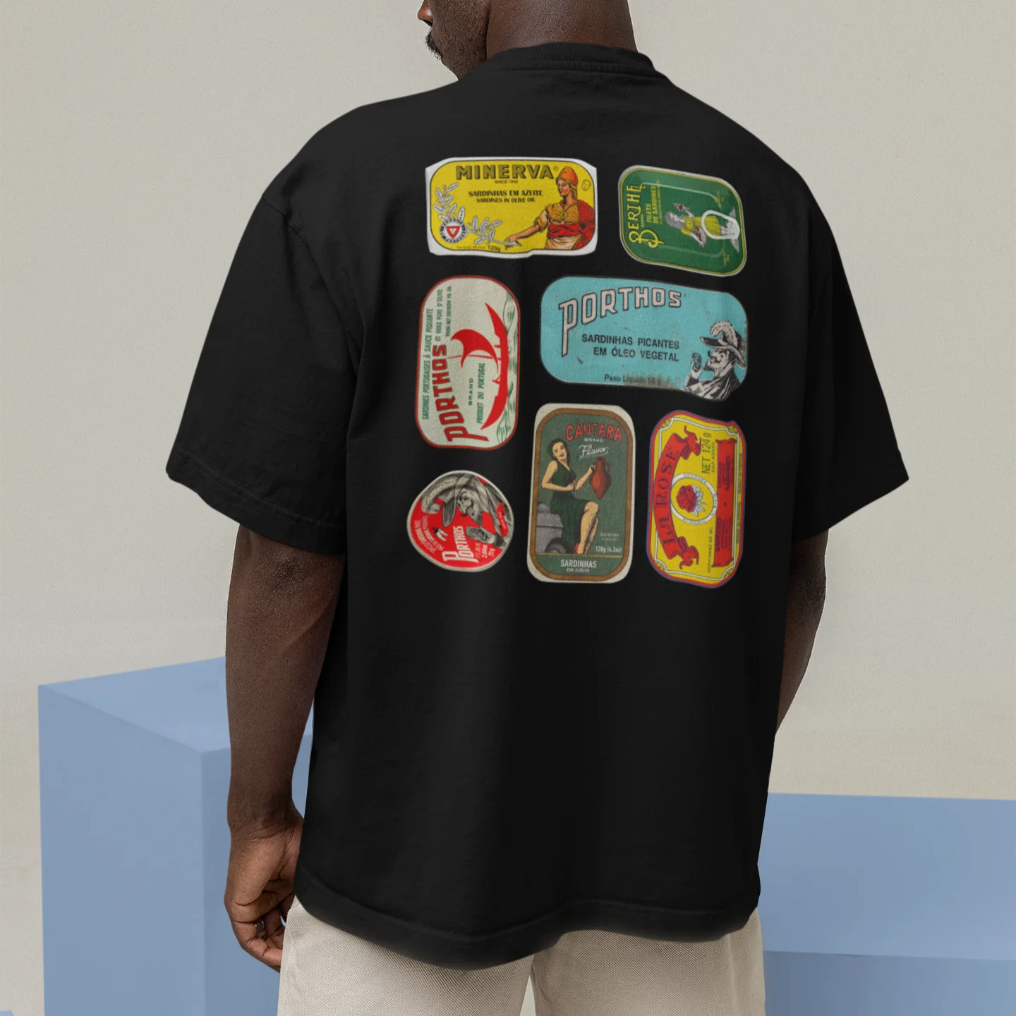 Portuguese Canned Sardines Classic T-Shirt - Image 2