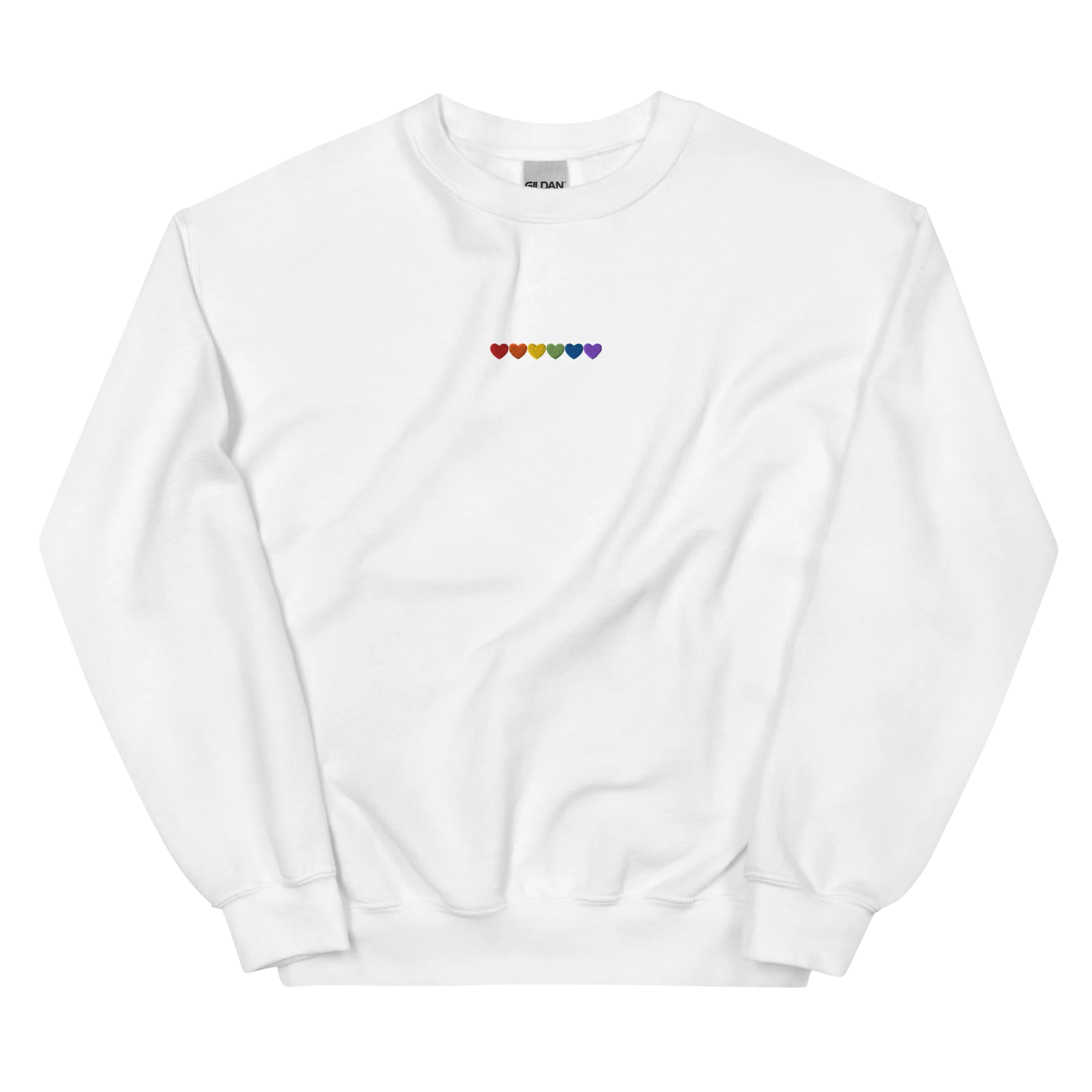 Pride Hearts Embroidered Sweatshirt - Image 3