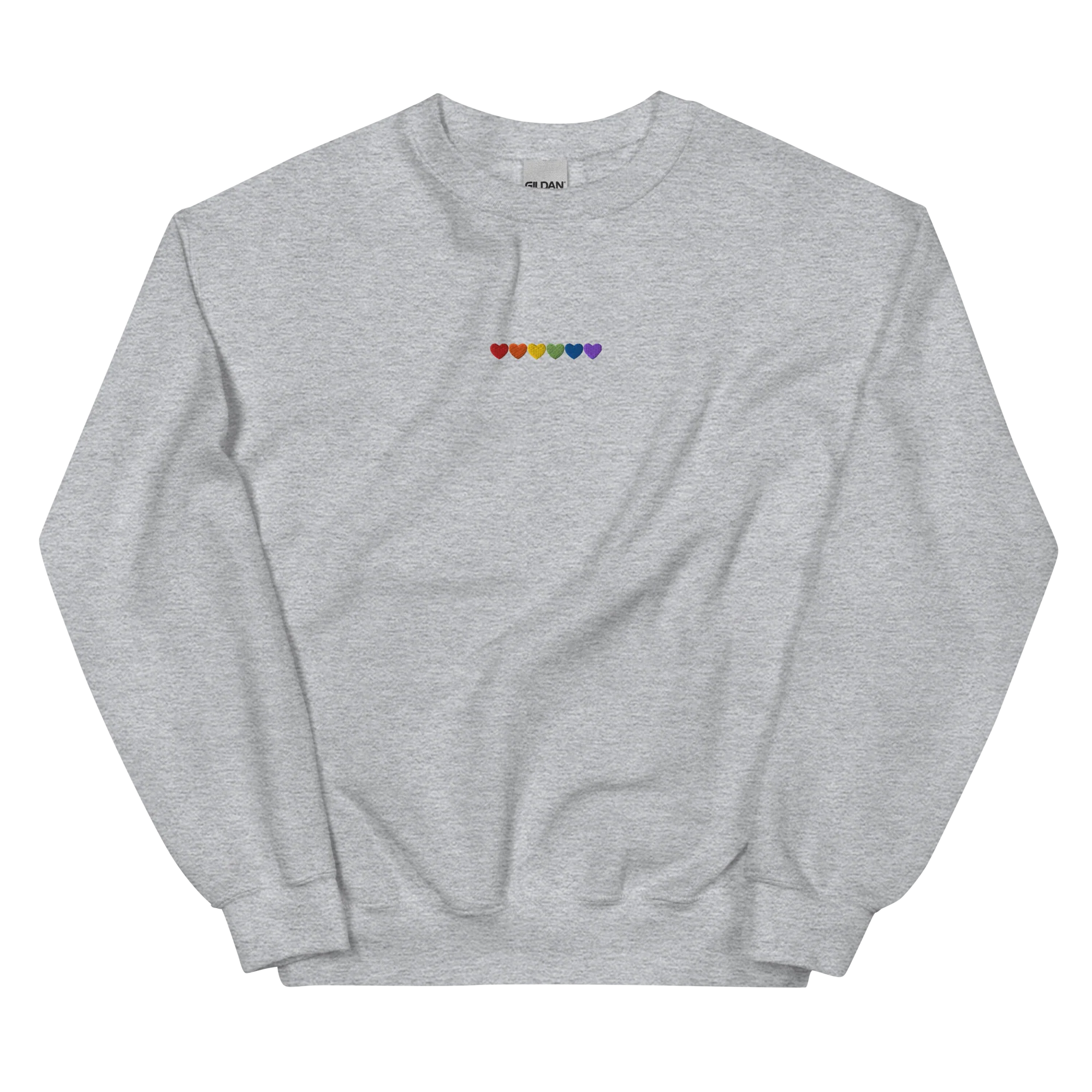 Pride Hearts Embroidered Sweatshirt - Image 6