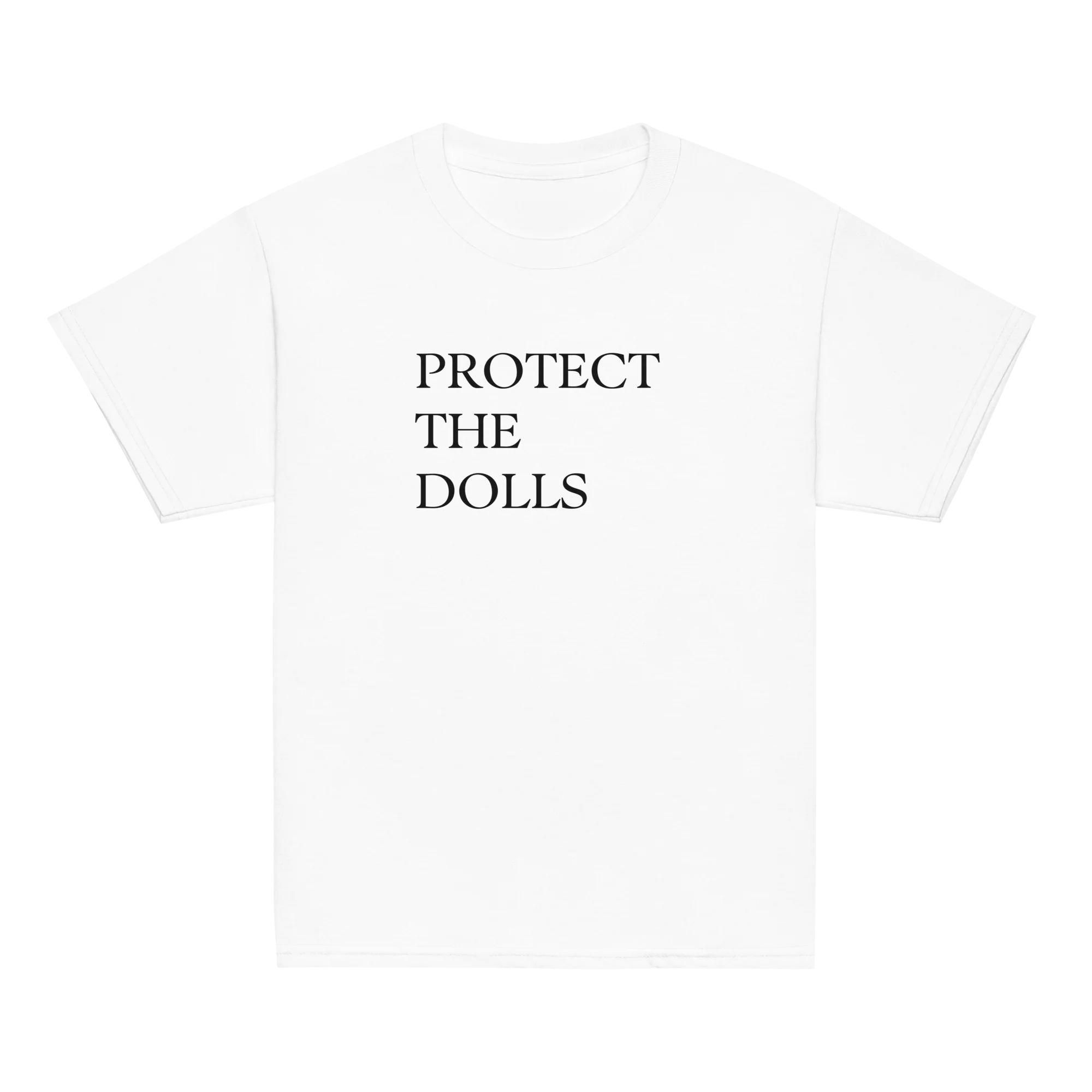 Protect The Dolls Baby Tee - Image 3