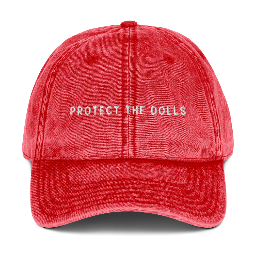 Protect The Dolls Embroidered Vintage Cap - Image 7