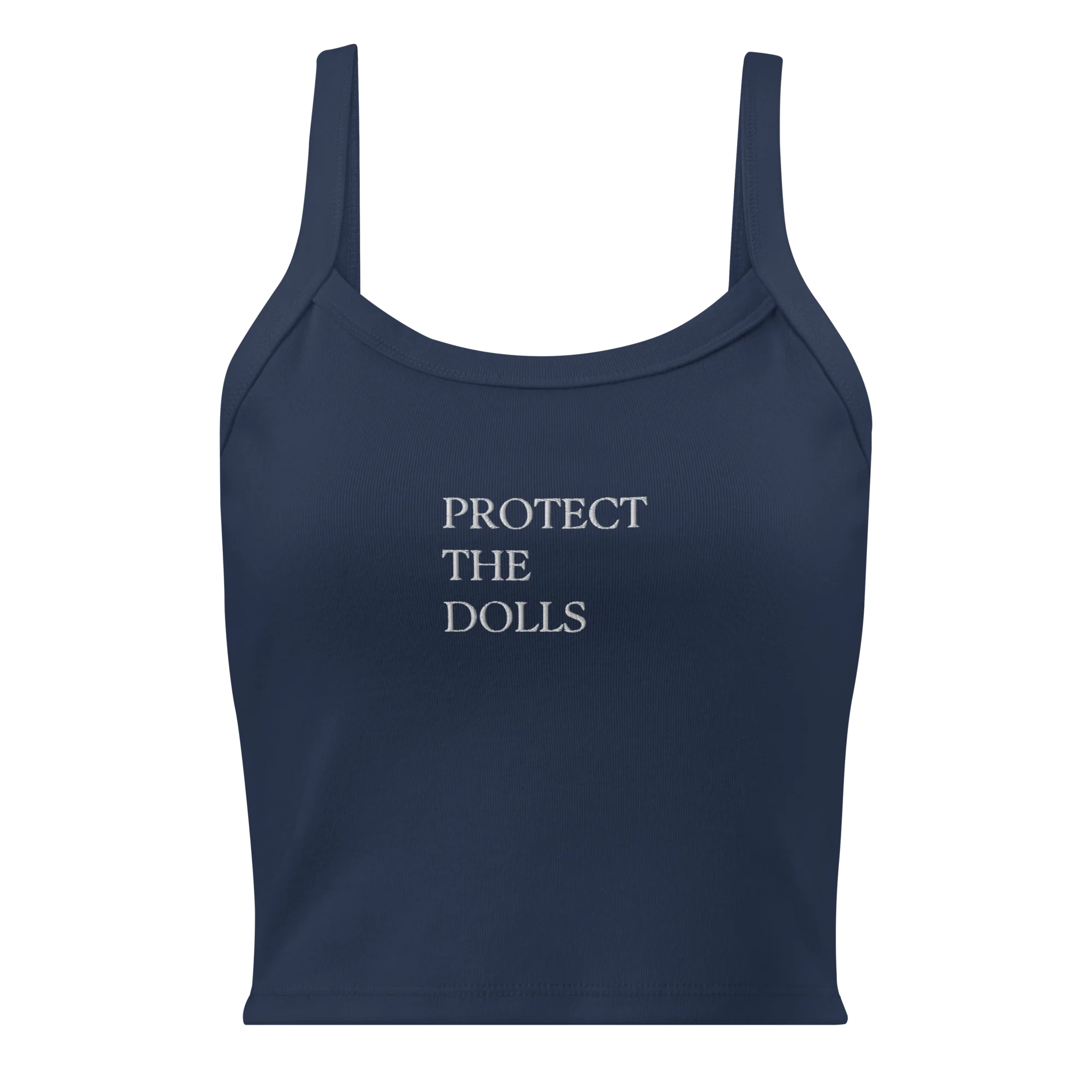 Protect The Dolls Rib Embroidered Tank Top - Image 4