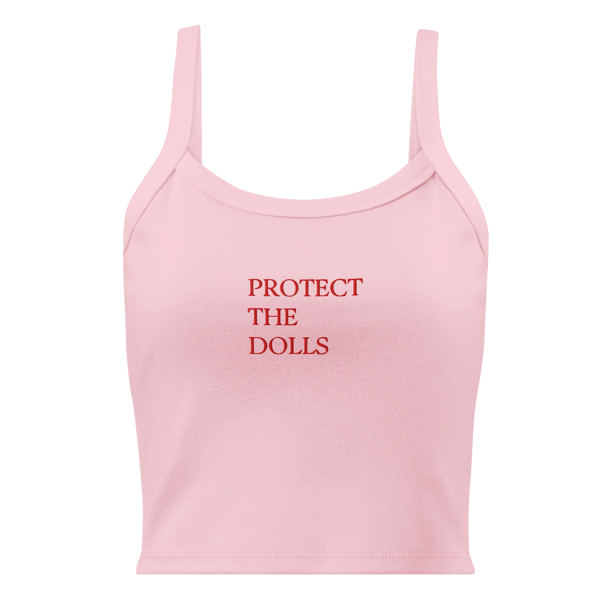Protect The Dolls Rib Embroidered Tank Top - Image 5