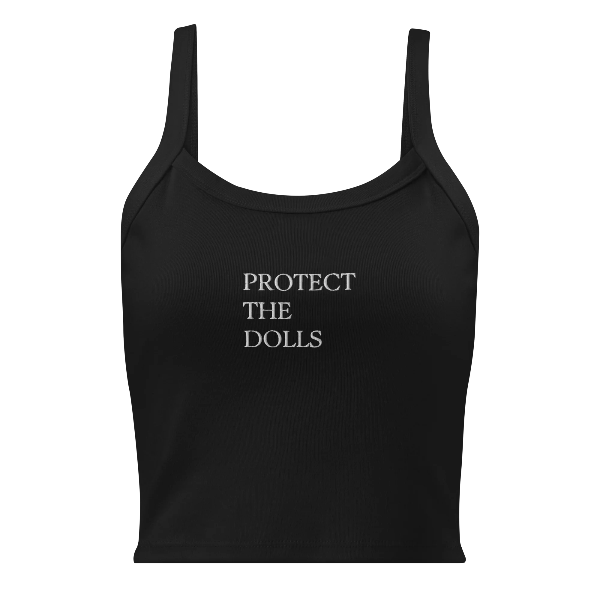 Protect The Dolls Rib Embroidered Tank Top - Image 7