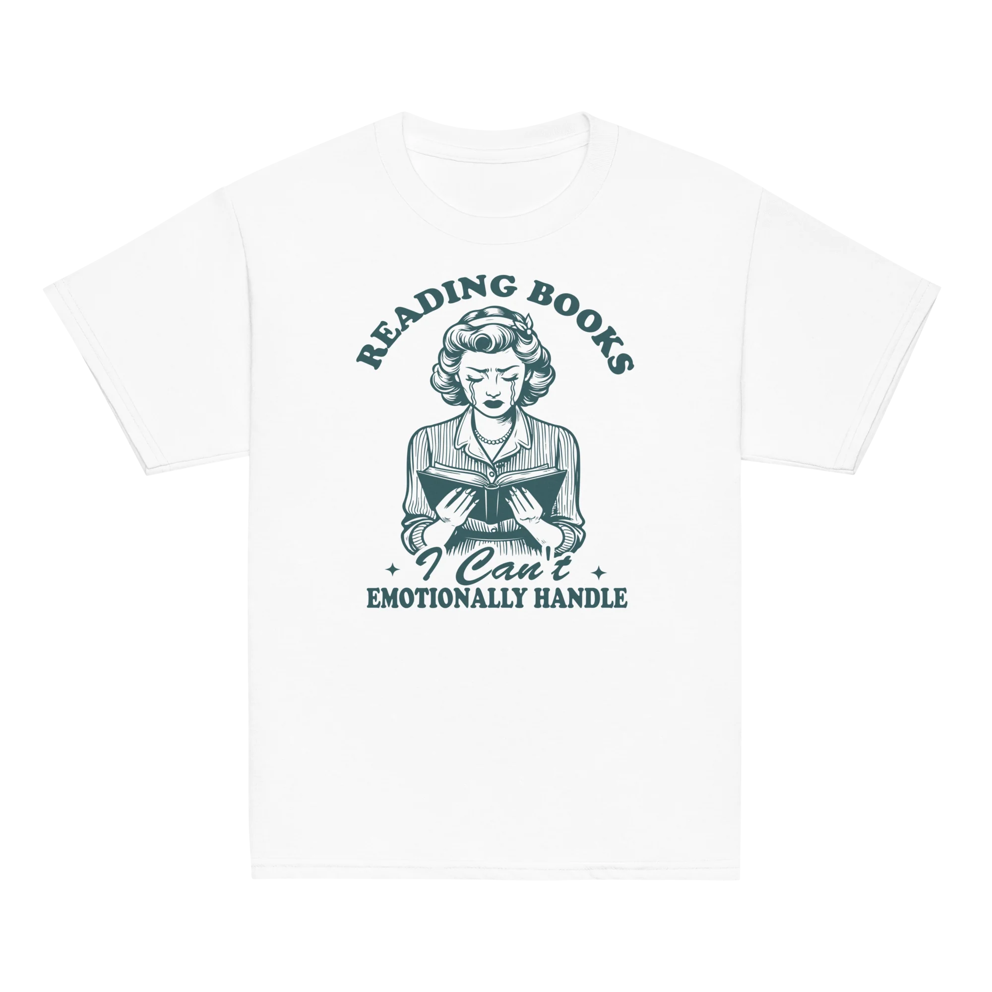 Reading Books Can't Emotionally Handle Baby Tee - Image 3