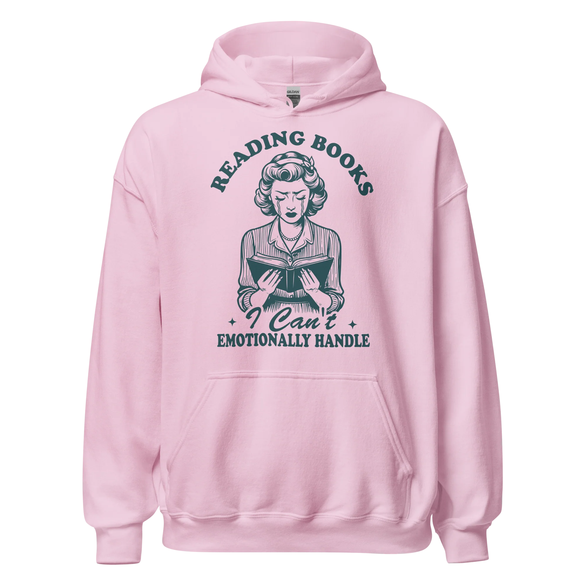 Reading Books Can't Emotionally Handle Hoodie