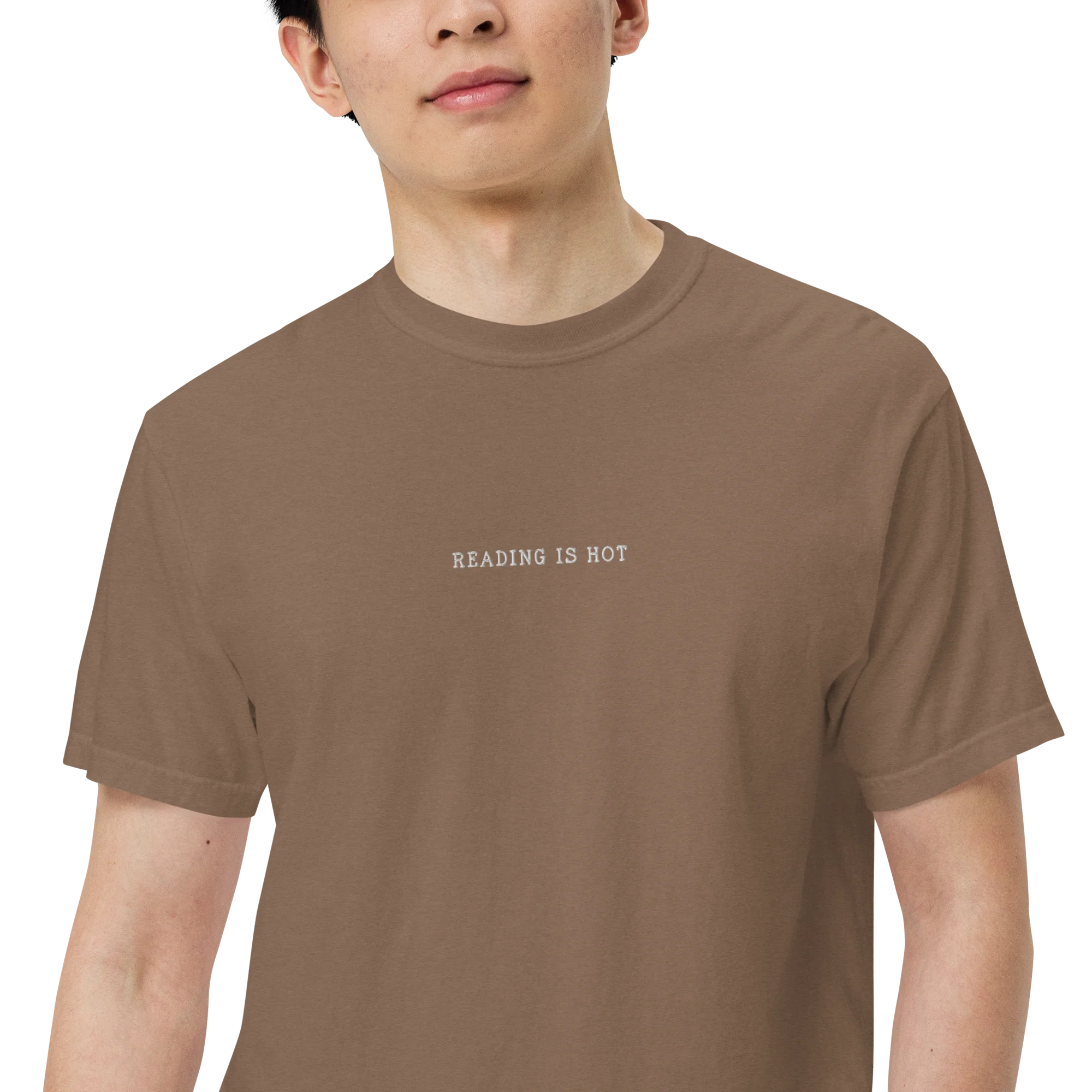 Reading is Hot Embroidered Classic T-Shirt - Image 6