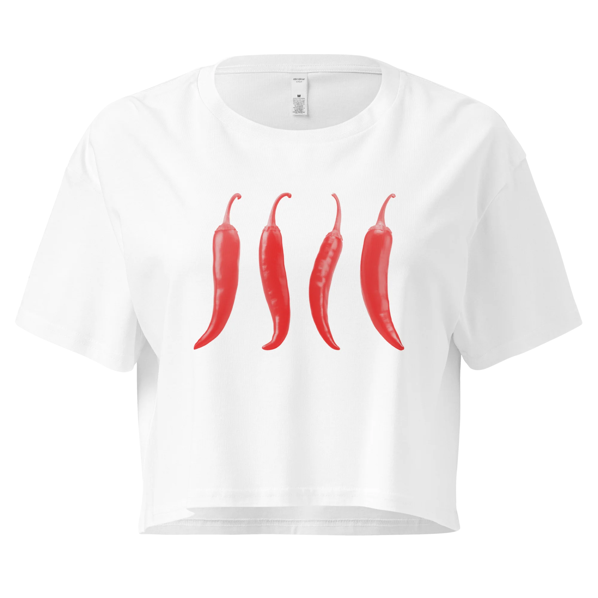 Red Chilli Peppers Crop Tee