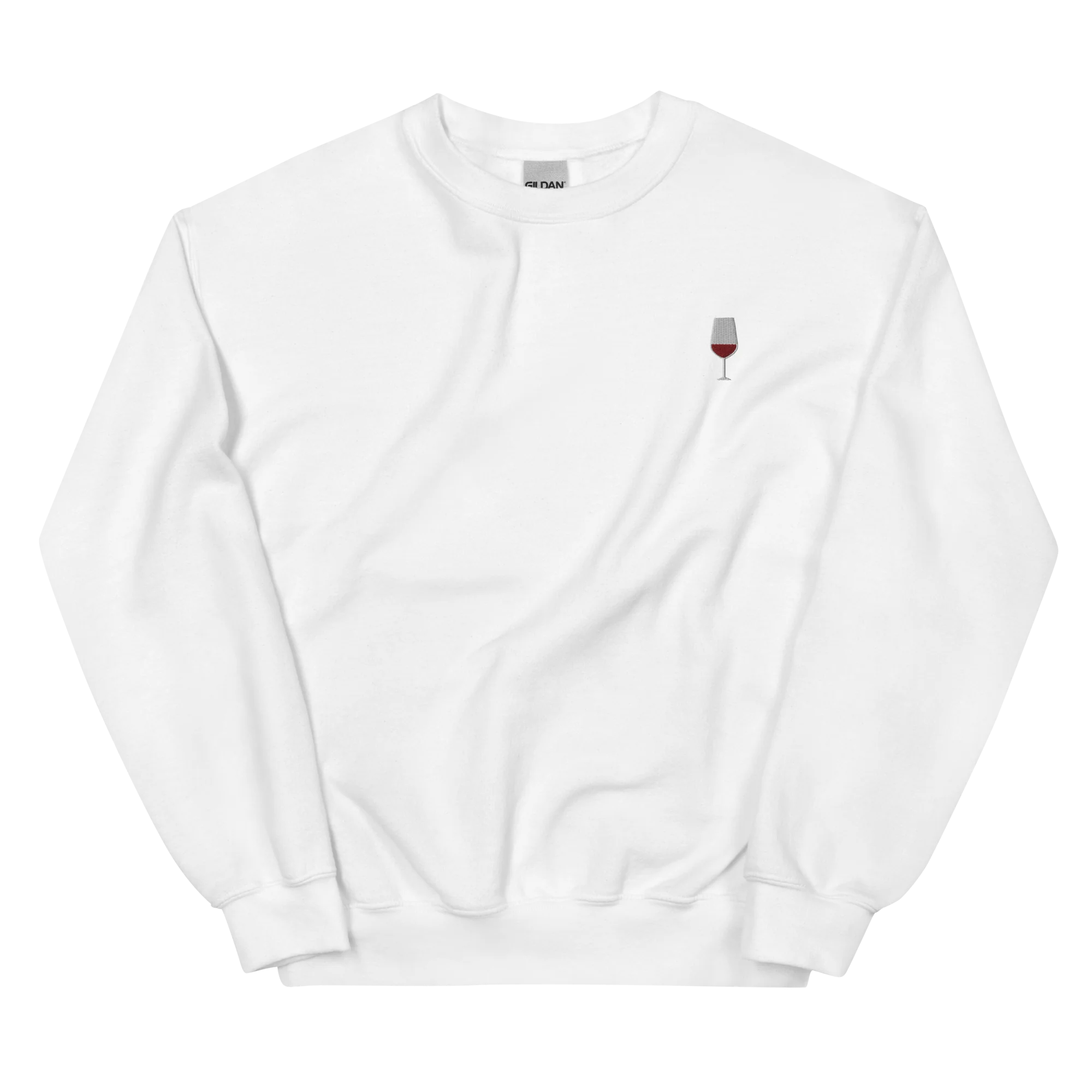 Red Wine Embroidered Sweatshirt - Image 3