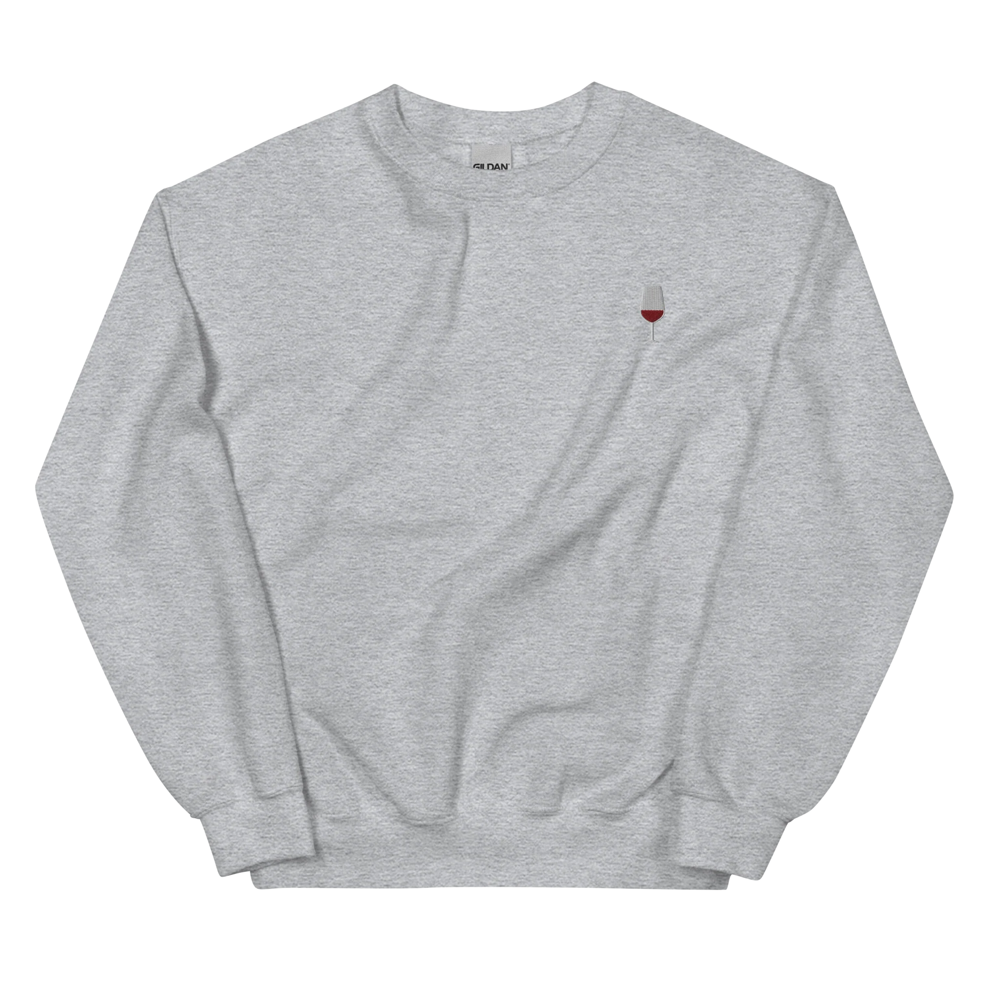 Red Wine Embroidered Sweatshirt - Image 6
