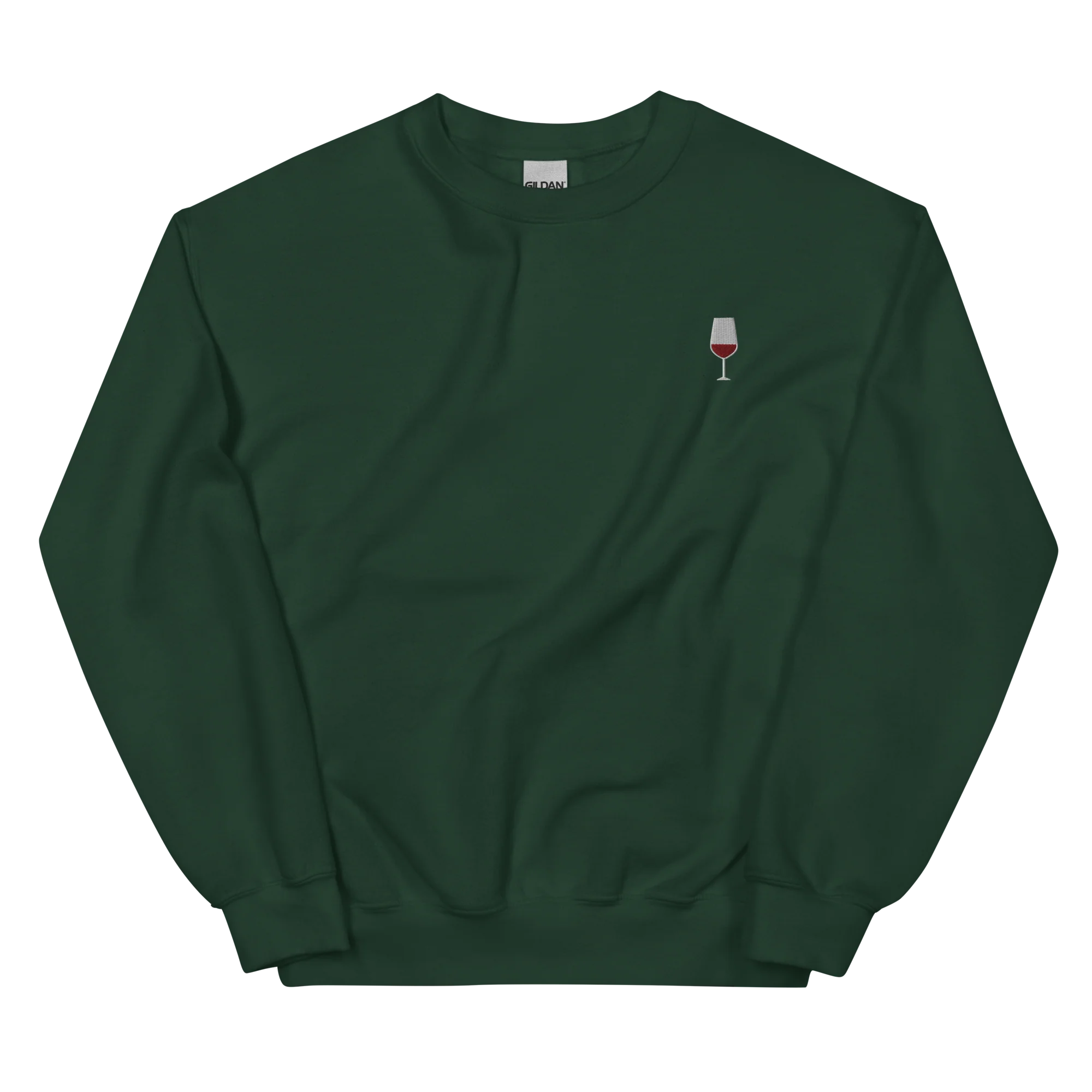 Red Wine Embroidered Sweatshirt - Image 8