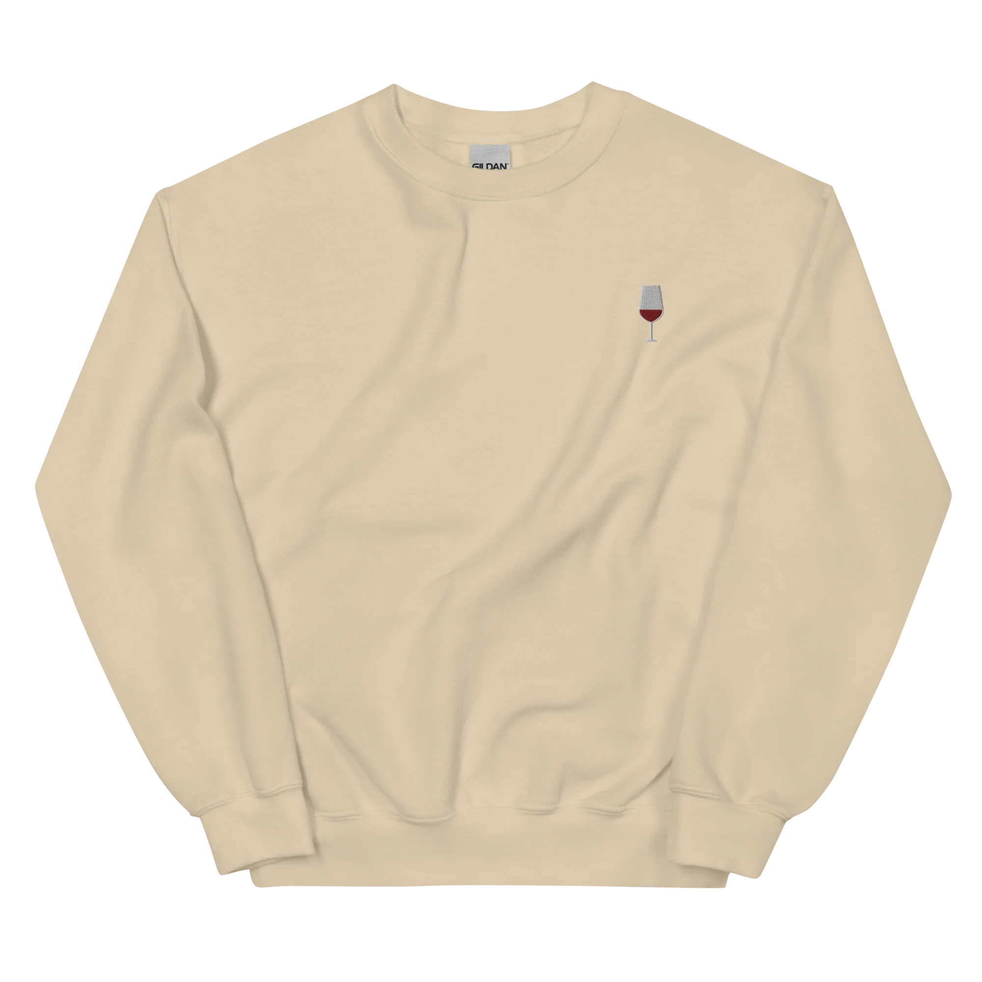 Red Wine Embroidered Sweatshirt - Image 9