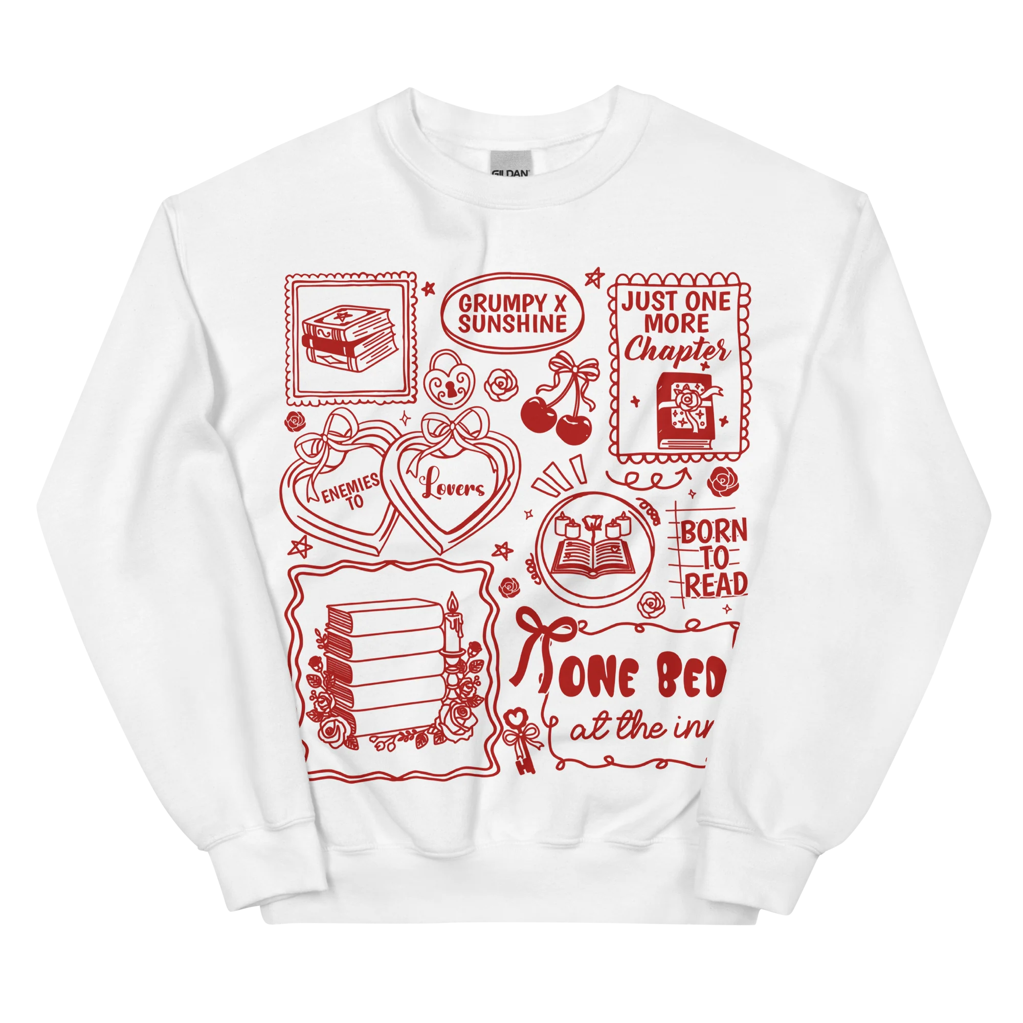 Romance Reader Bookish Sweatshirt - Image 3