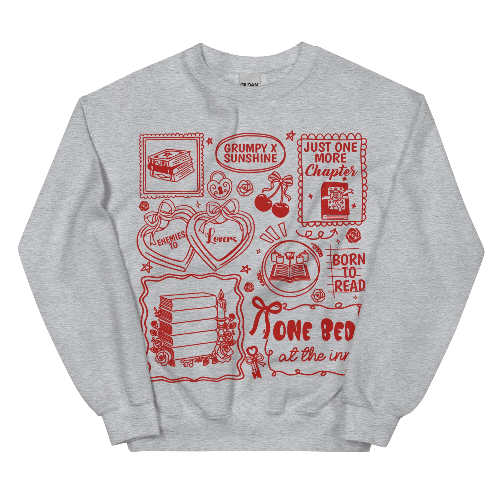 Romance Reader Bookish Sweatshirt - Image 6