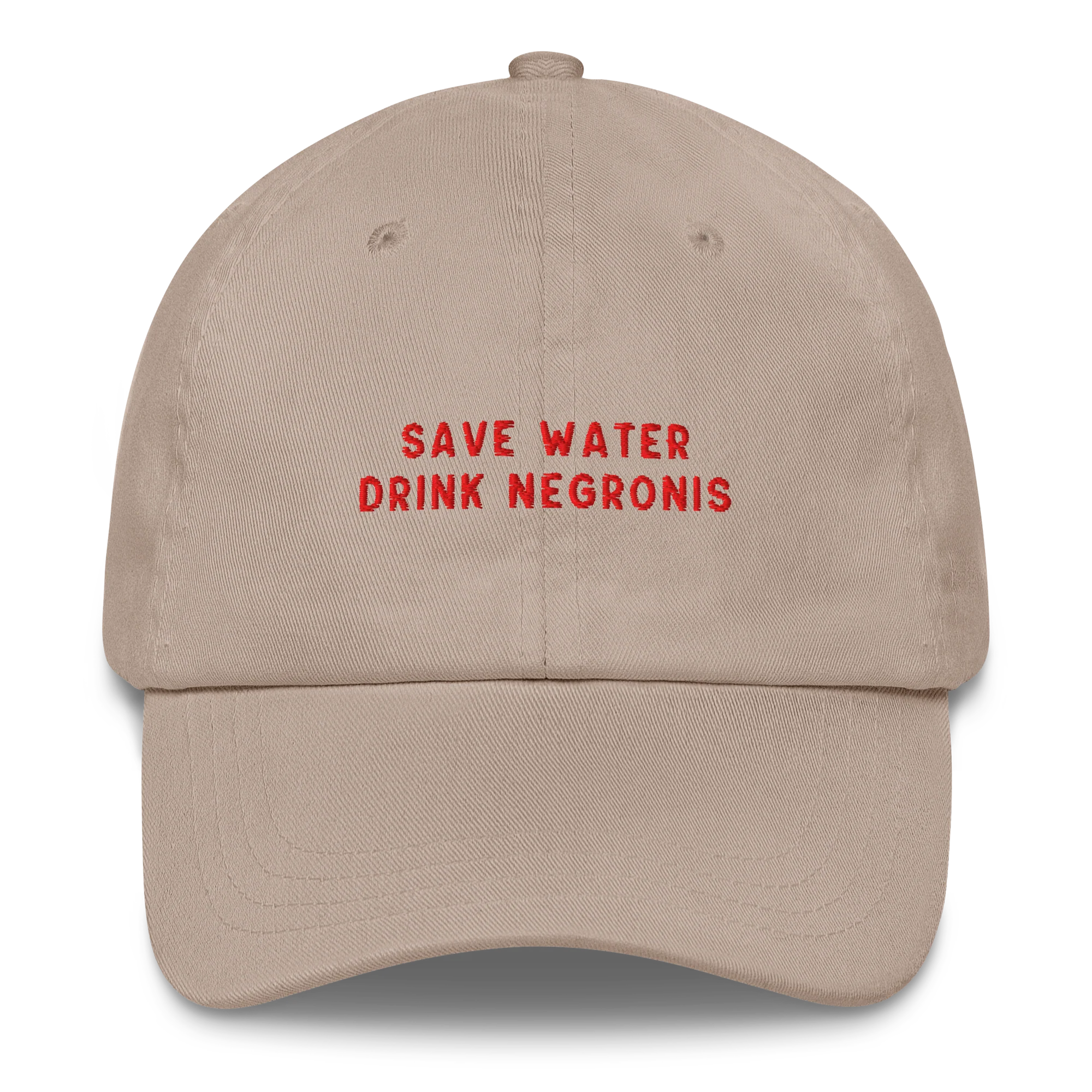 Save Water Drink Negronis Embroidered Cap - Image 4