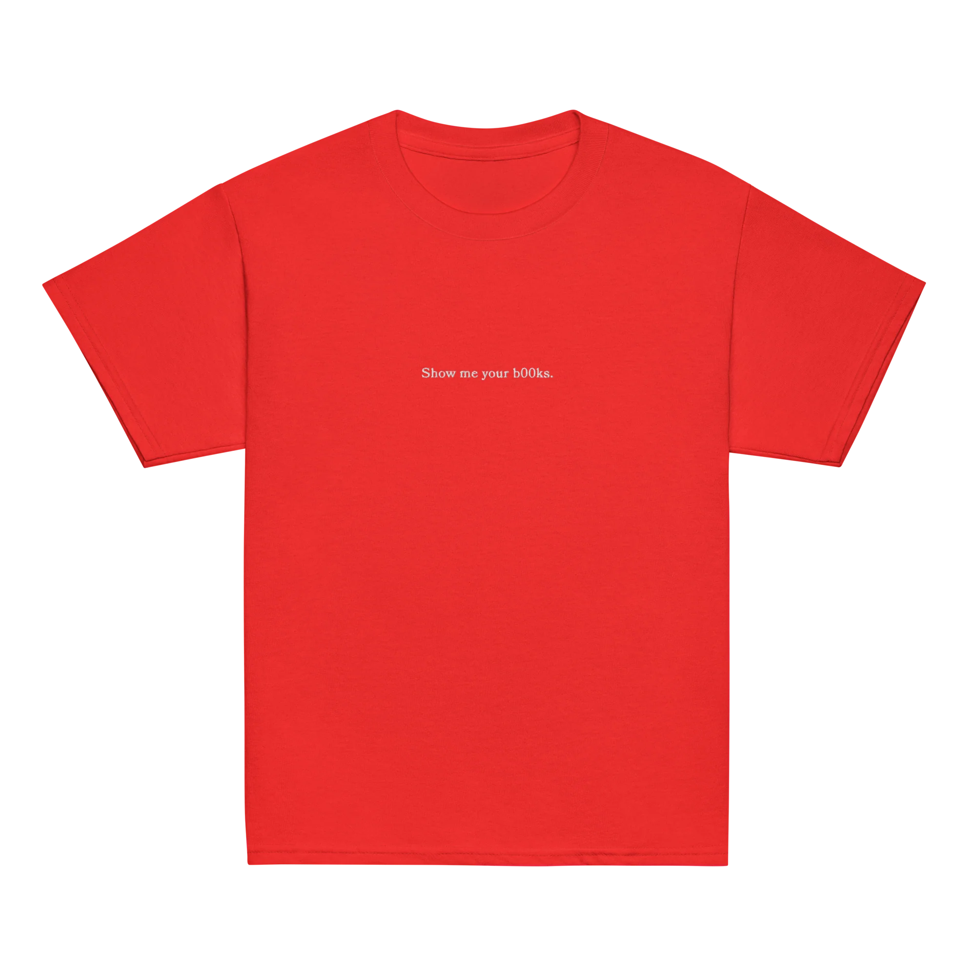 Show Me Your B00ks Embroidered Baby Tee - Image 5
