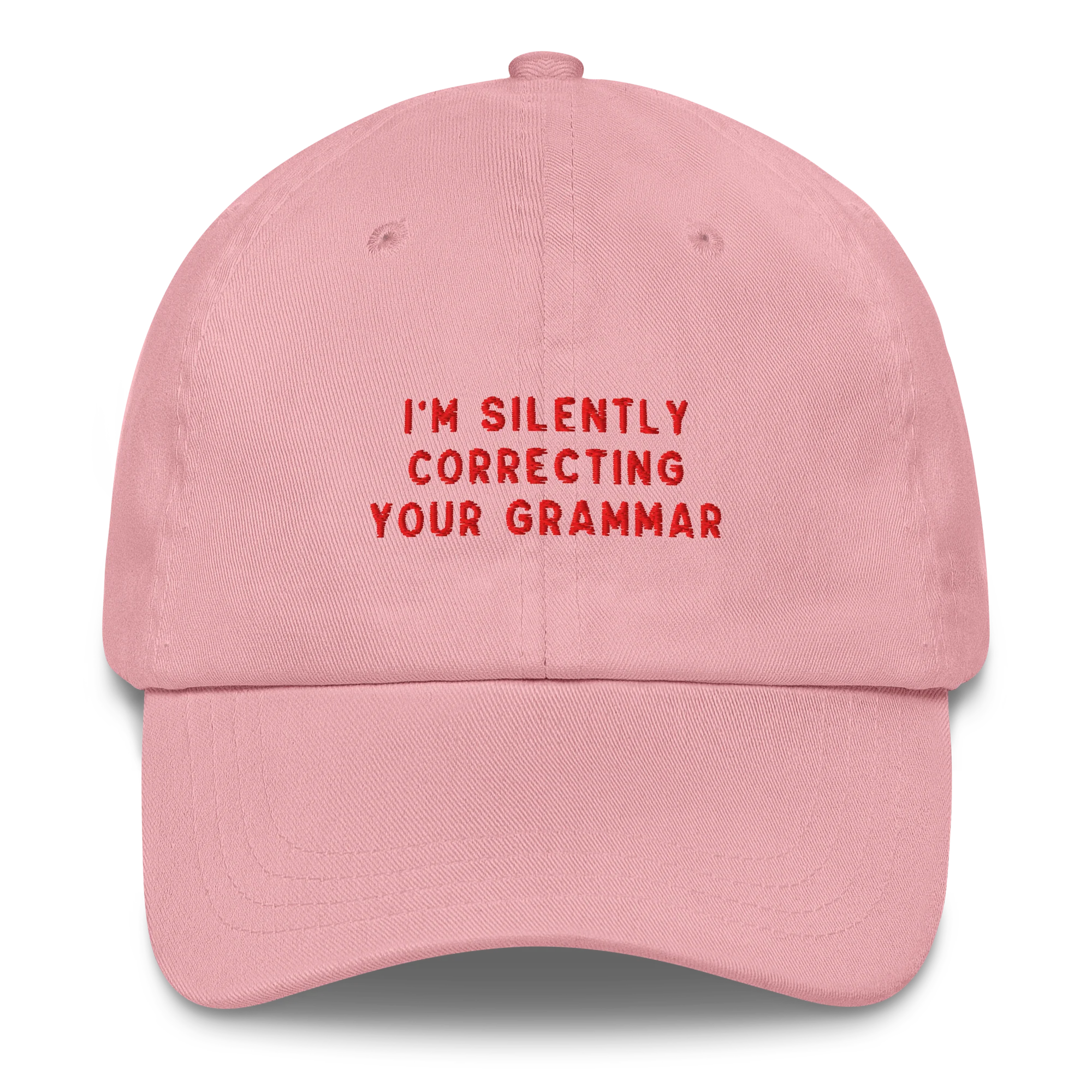 Silently Correcting Your Grammar Embroidered Cap - Image 8